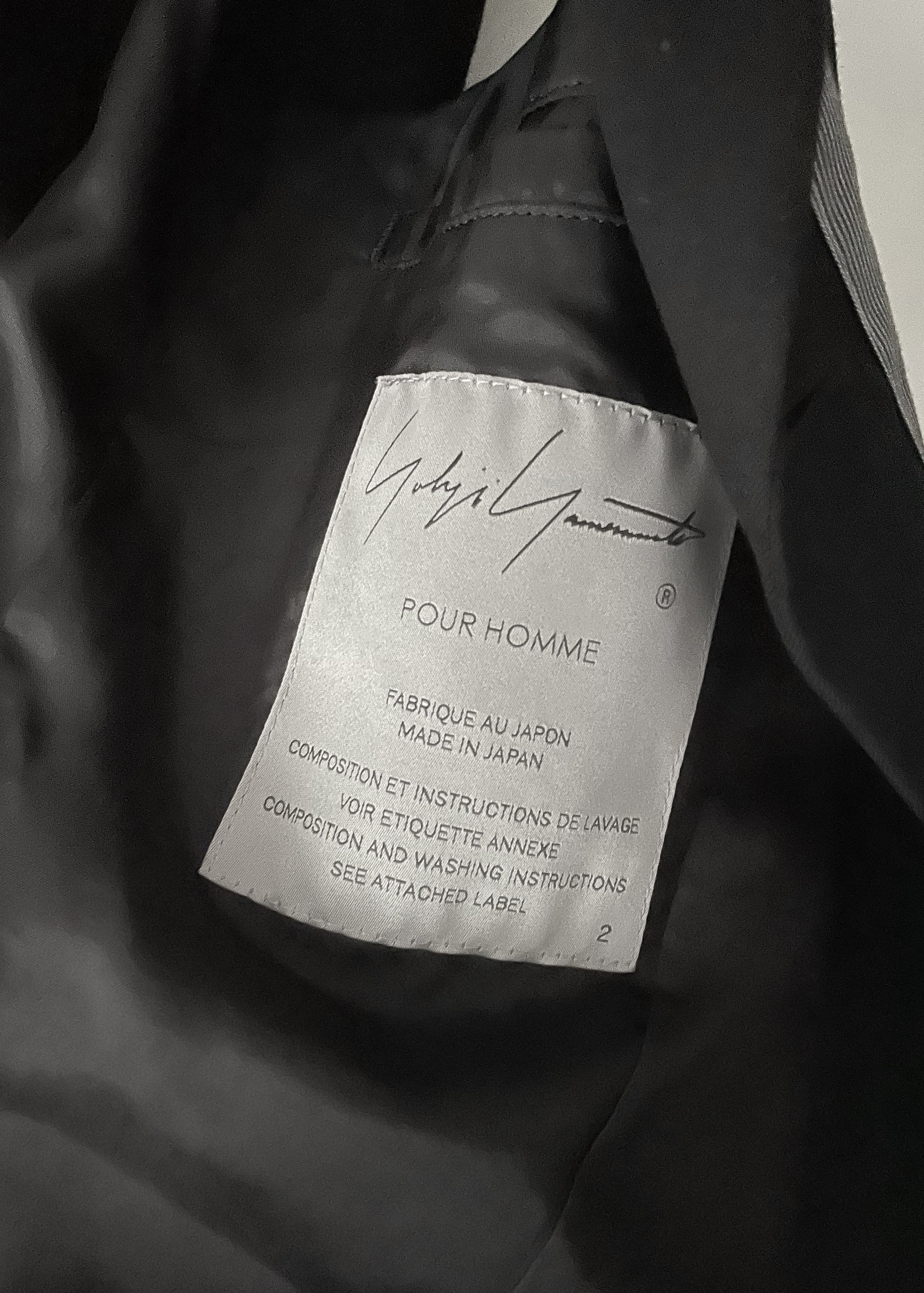 Yohji Yamamoto S/S24 Contrast Design Vest Size US M / EU 48-50 / 2 - 4 Thumbnail