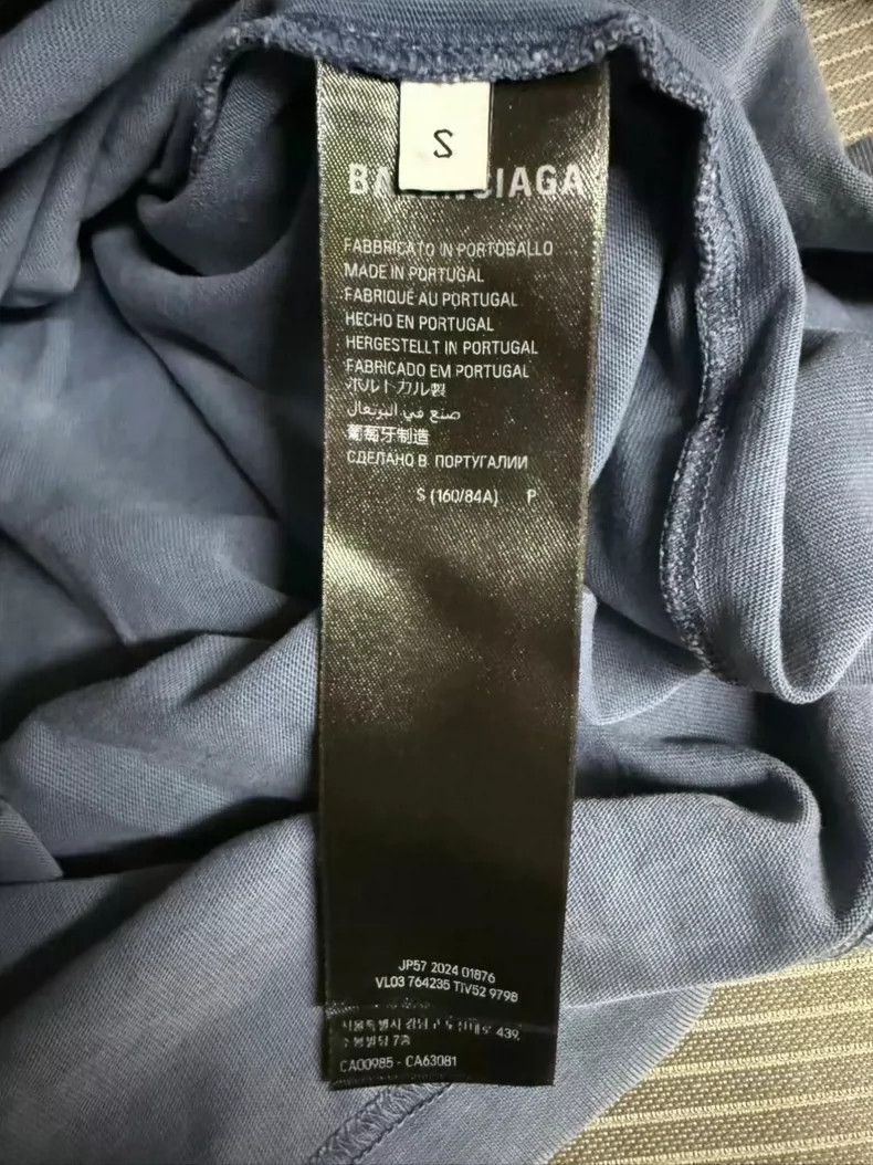 Balenciaga Balenciaga Haze Blue Coca-Cola Print Short Sleeve Size US S / EU 44-46 / 1 - 4 Thumbnail