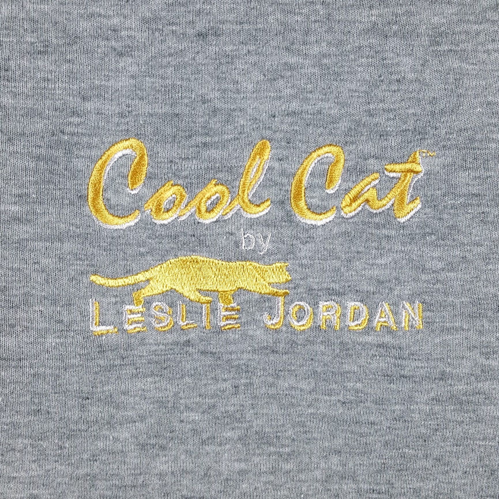 Vintage Vintage Leslie Jordan Polo Shirt Women's Large Gray 90s Y2K Embroidered Casual Size L / US 10 / IT 46 - 3 Thumbnail