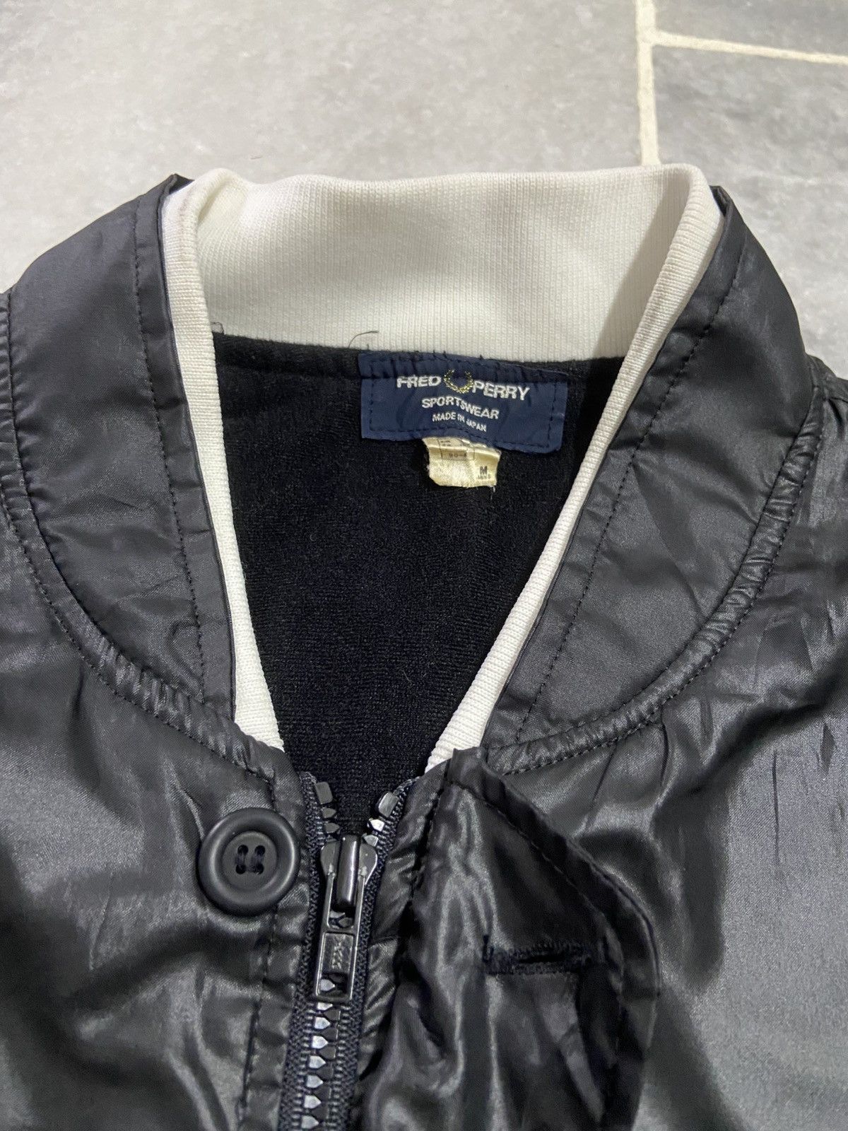 Fred Perry Vintage Fred Perry Black Nylon Jackat Size US M / EU 48-50 / 2 - 6 Thumbnail