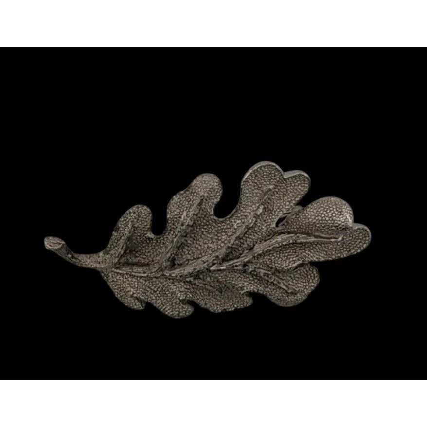Other Vintage Cottagecore Oak Leaf Brooch Textured Silver Tone Size ONE SIZE - 3 Thumbnail