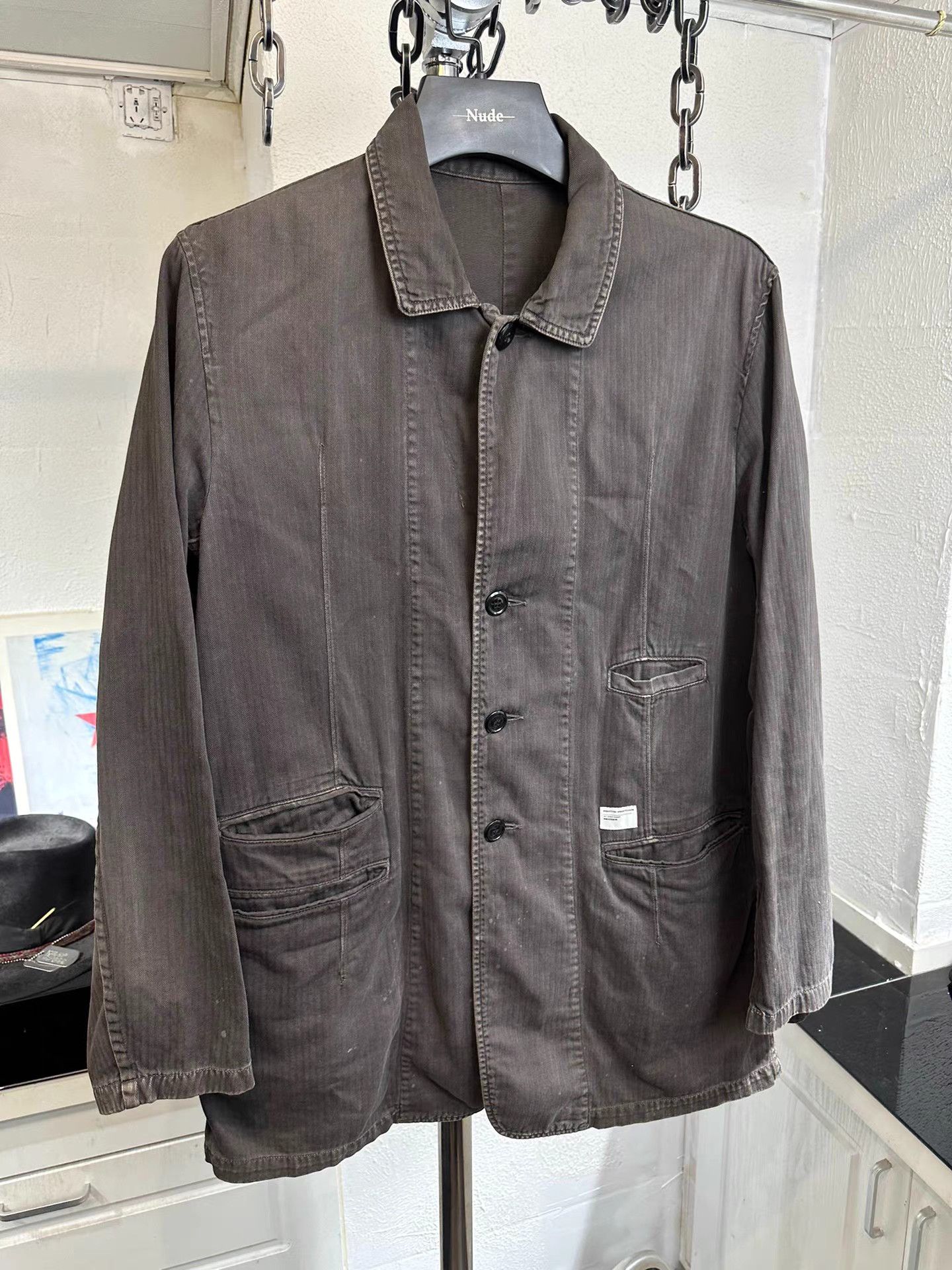 Undercover UNDERCOVER 11SS Washed Splatter French Worker Jacket K20 Size US M / EU 48-50 / 2 - 2 Thumbnail