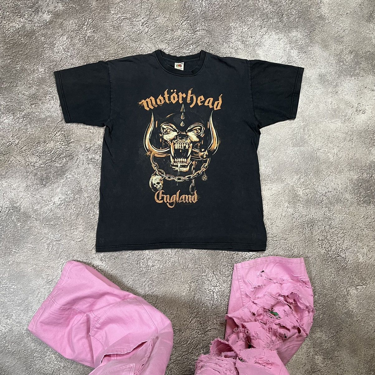 Vintage Vintage 00s Motorhead Band Tee Graphic Punk Grunge Tapered L Size US L / EU 52-54 / 3 - 1 Thumbnail