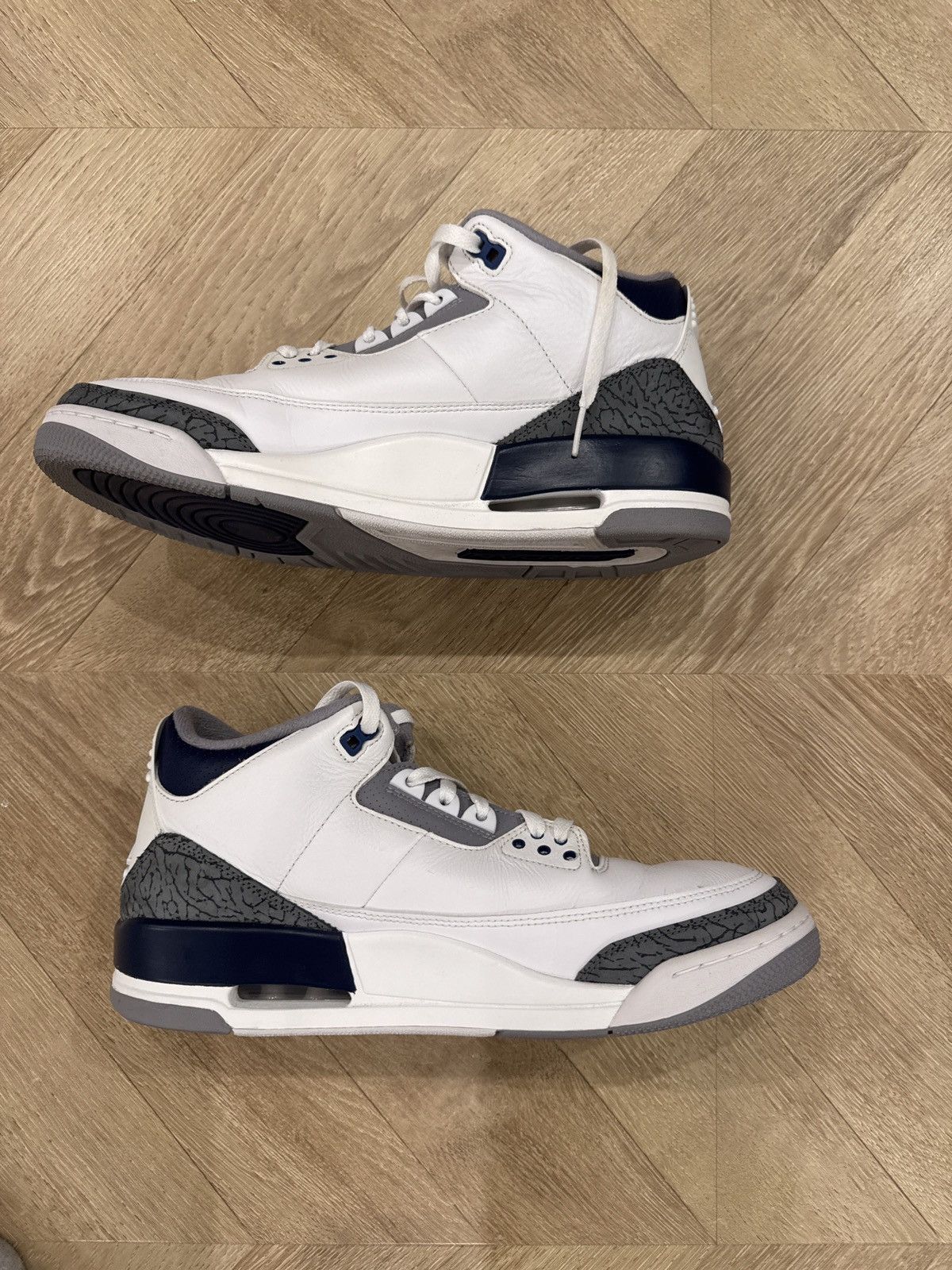 Jordan Brand Jordan 3 Retro Midnight Navy us 12 Size US 12 / EU 45 - 3 Thumbnail