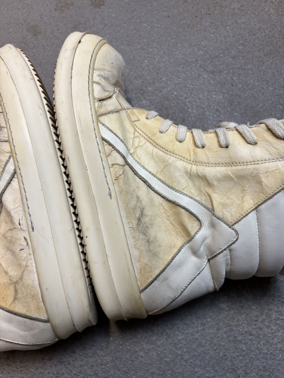 Rick Owens Rick Owens Geobasket Schuhe Shoes Sneakers Size US 9.5 / IT 39.5 - 11 Thumbnail