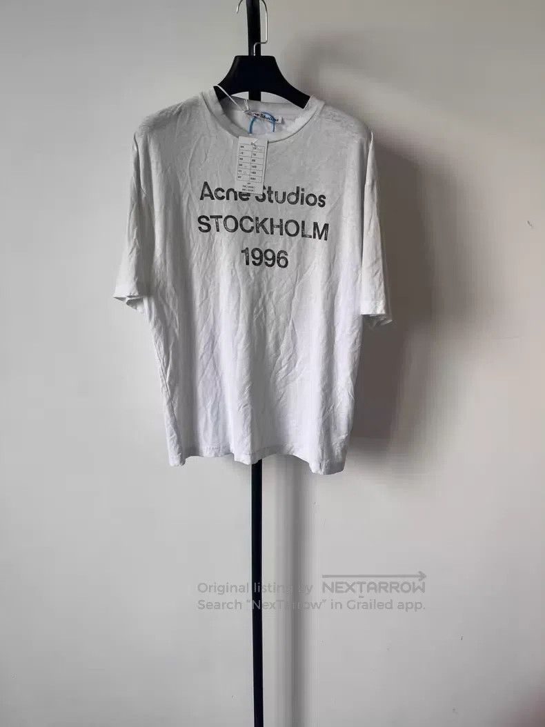 Acne Studios Acne Studios 1996 Series Logo Loose Retro Spray Printed Cr Size US XXS / EU 40 - 1 Thumbnail