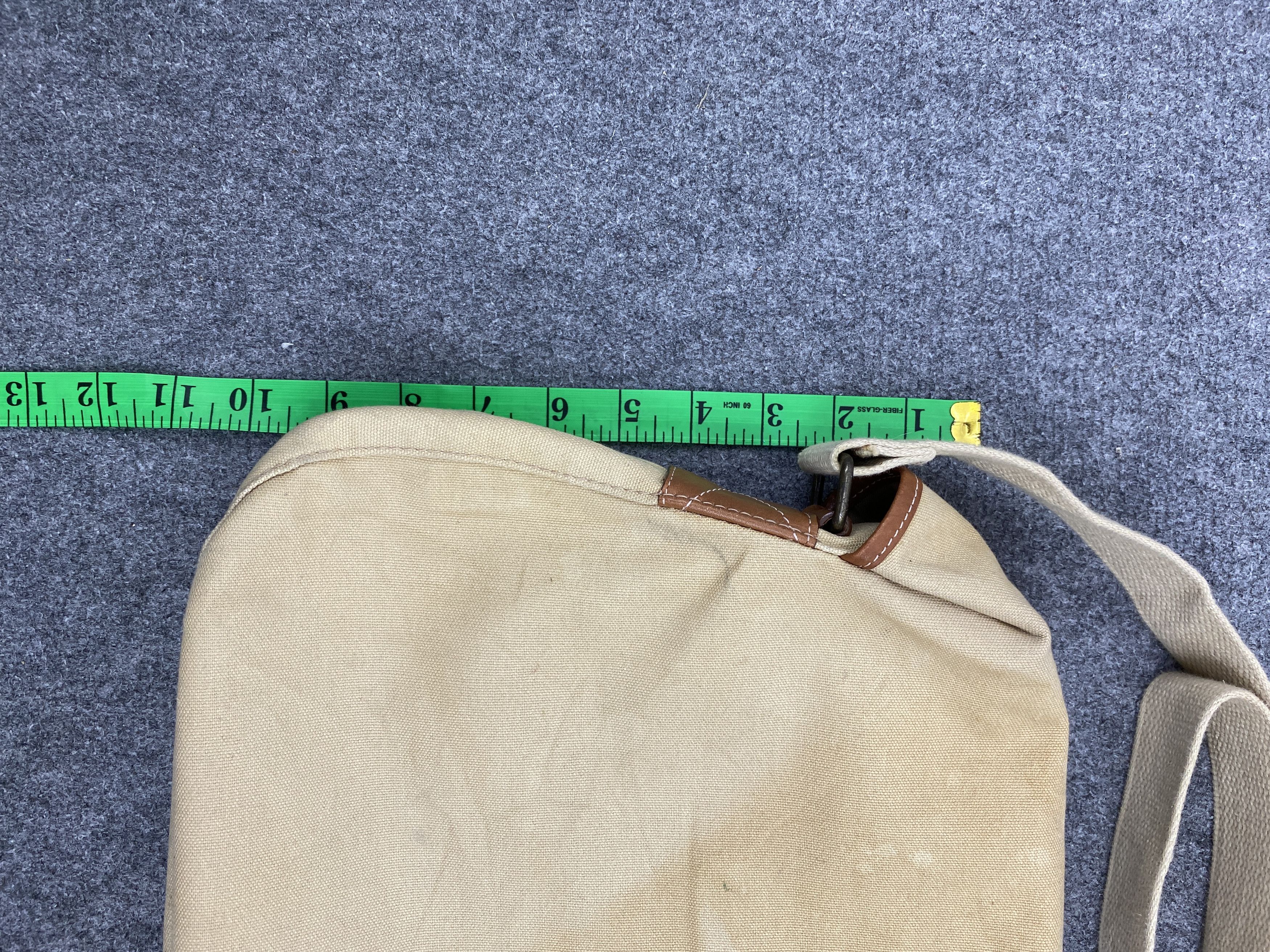 Giordano Vintage Giordano Canvas Leather Sling Bag BG0116 Size ONE SIZE - 20 Thumbnail