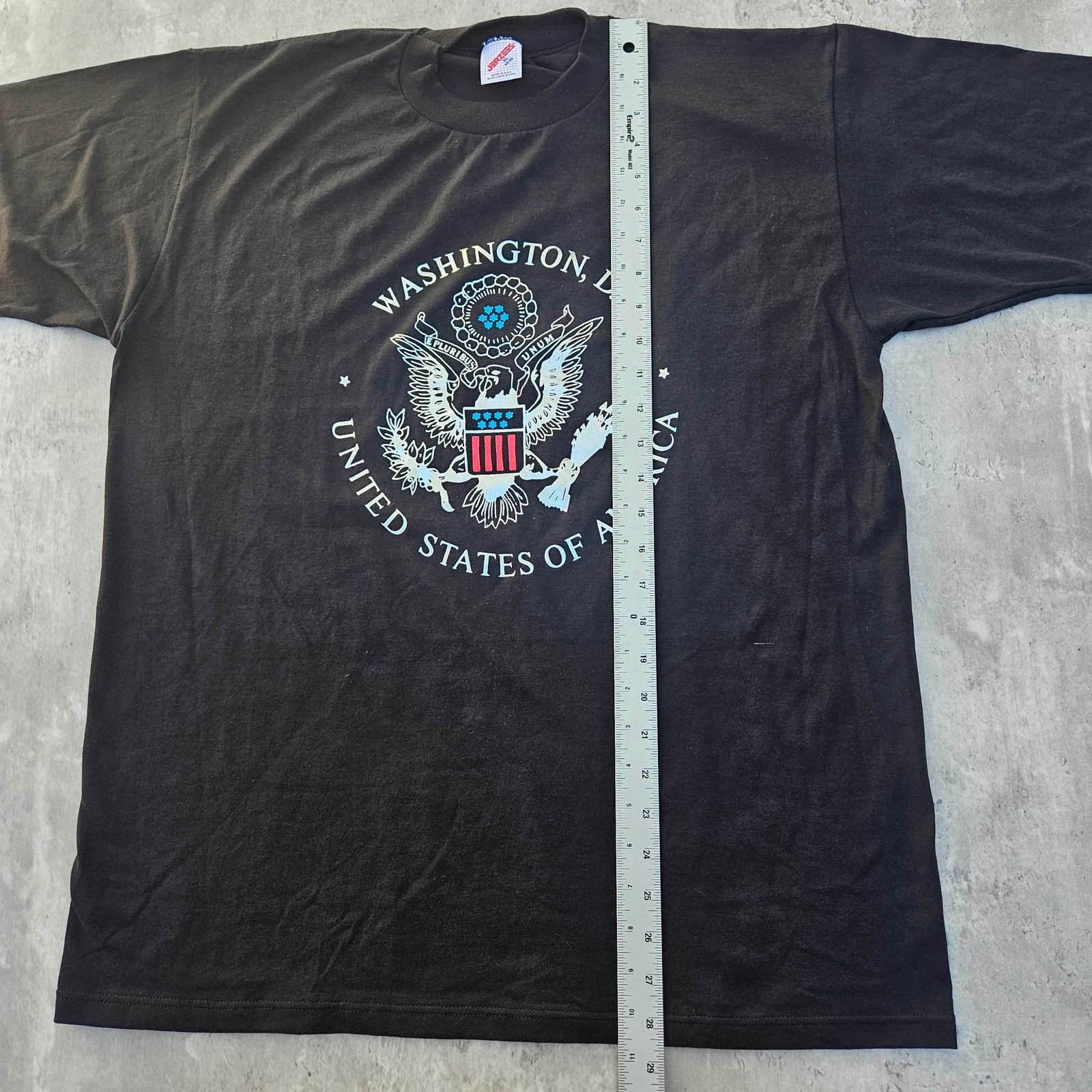 Jerzees Vintage Washington DC Travel T- Shirt Size XL Single Stitch Size US XL / EU 56 / 4 - 7 Thumbnail