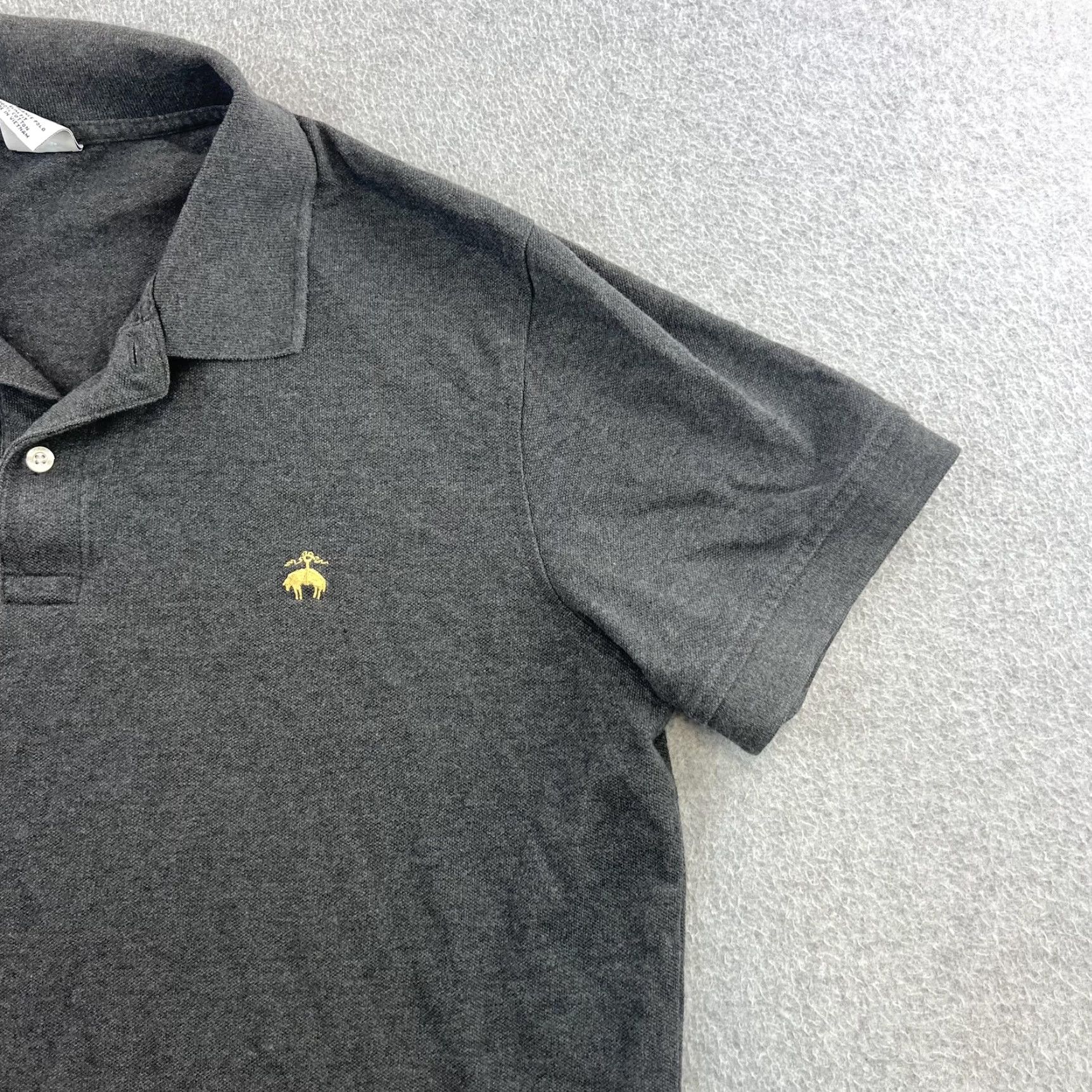 Brooks Brothers Brooks Brothers Polo Shirt Mens XL Gray Performance Slim Fit Cotton Shirt Size US XL / EU 56 / 4 - 7 Thumbnail