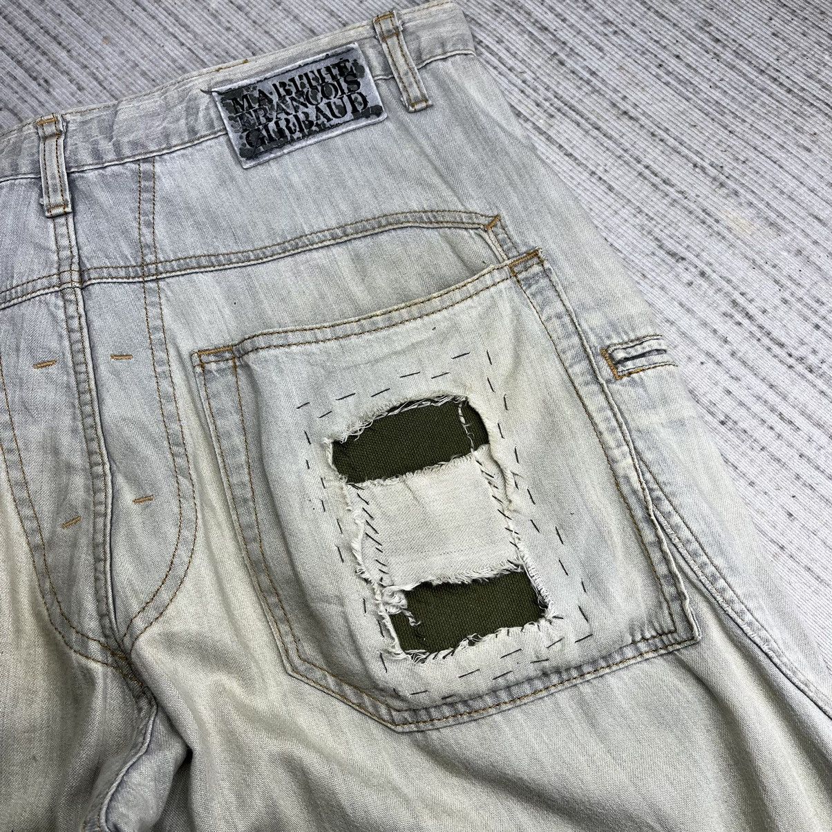 Marithe + Francois Girbaud Vintage Marithe Girbaud Francois Trashed? pant Size US 34 / EU 50 - 12 Thumbnail