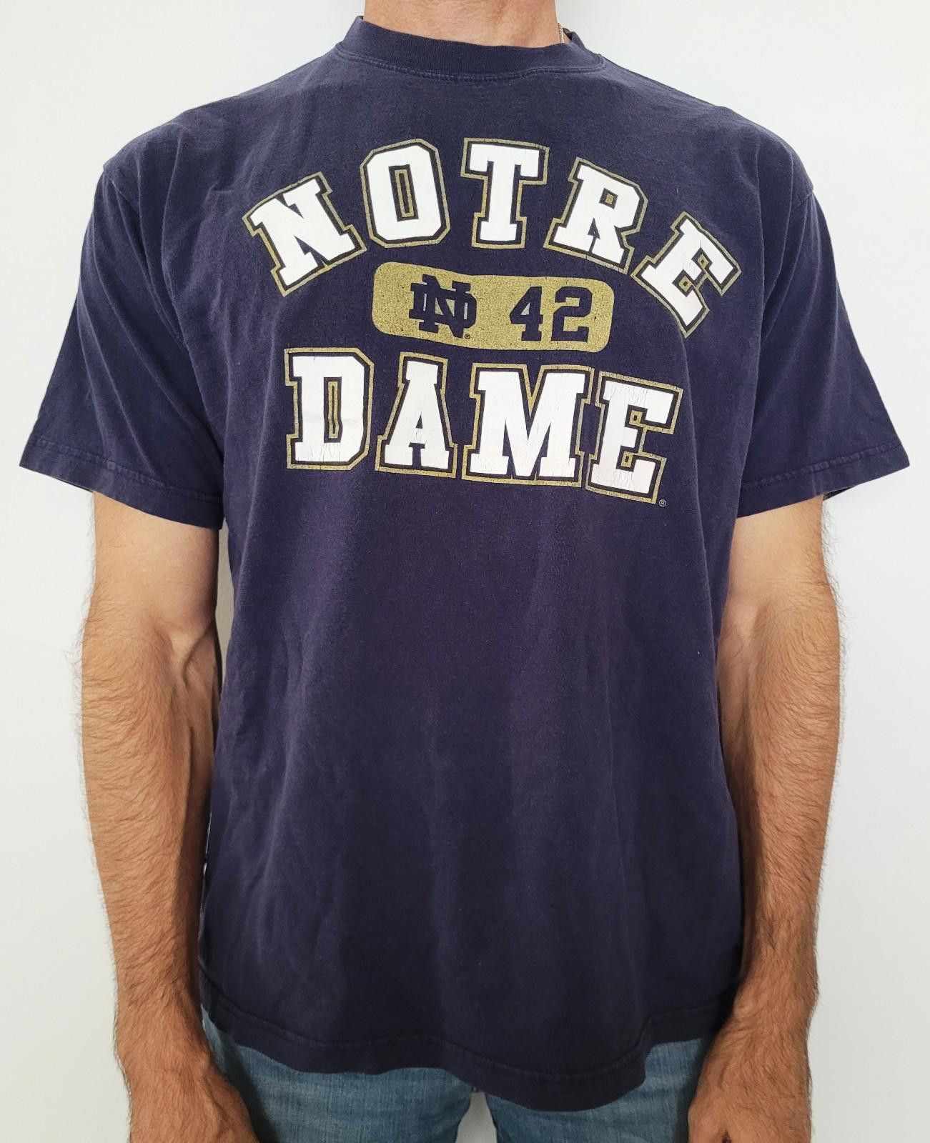 Ecko Unltd. Notre Dame Fighting Irish TNavy Blue Size Large 2000s Era Size US L / EU 52-54 / 3 - 1 Thumbnail