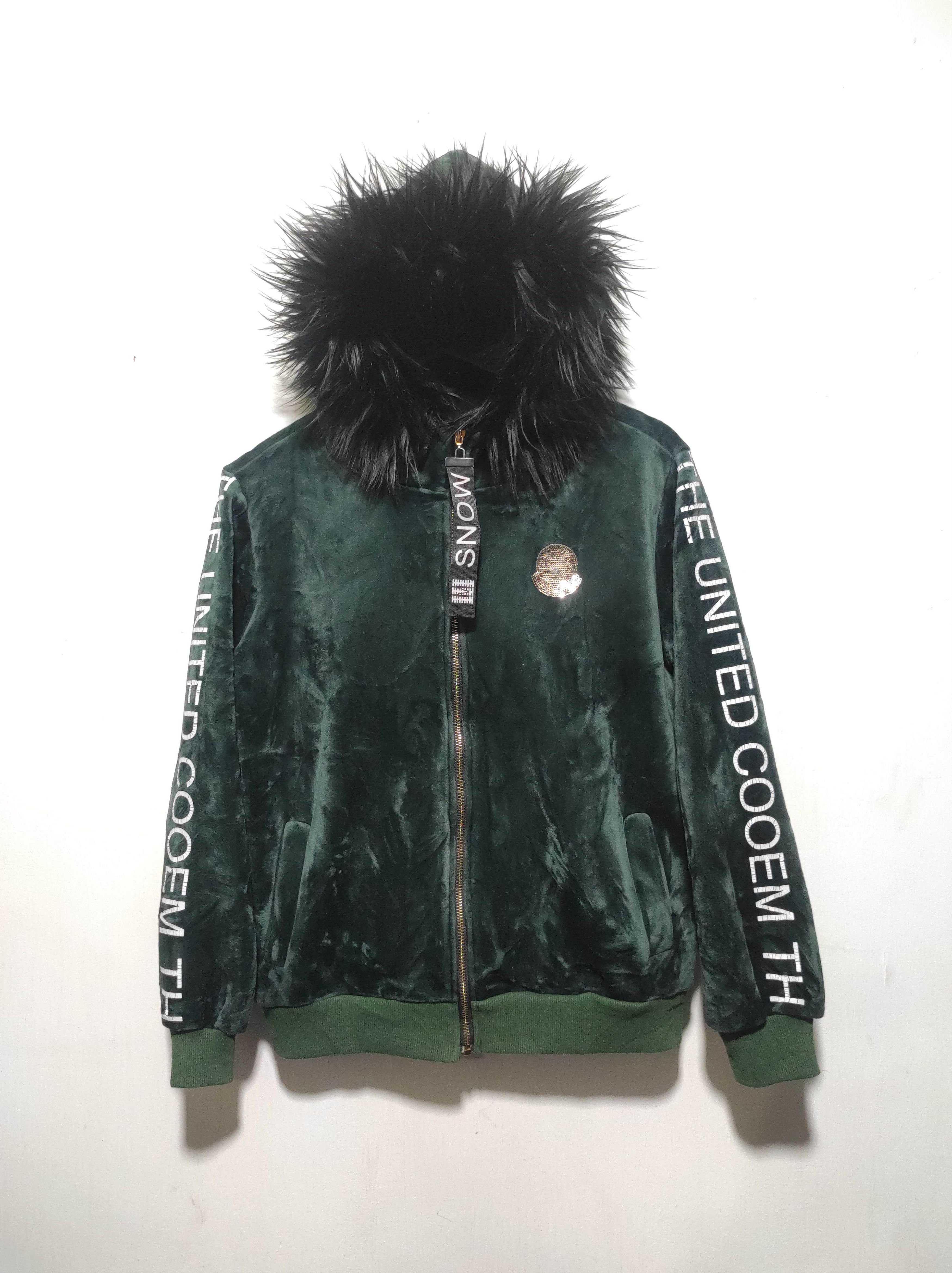Hysteric Glamour Velvet Green Zipper Fur Hoodie LGB style Size S / US 4 / IT 40 - 2 Thumbnail