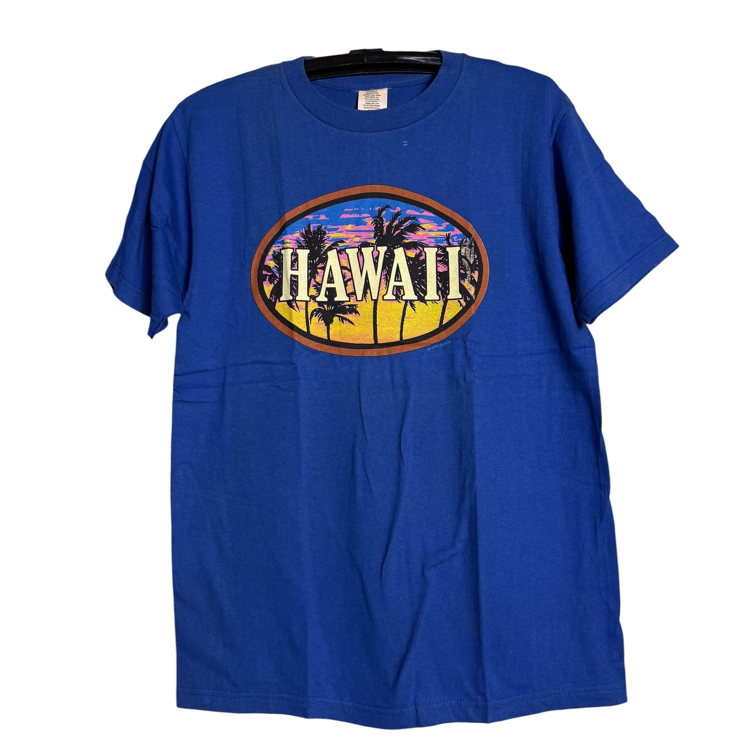 Vintage 🔥RARE🔥Vintage Hawaii Sunset & Palm Tree T-shirt Size US M / EU 48-50 / 2 - 1 Thumbnail