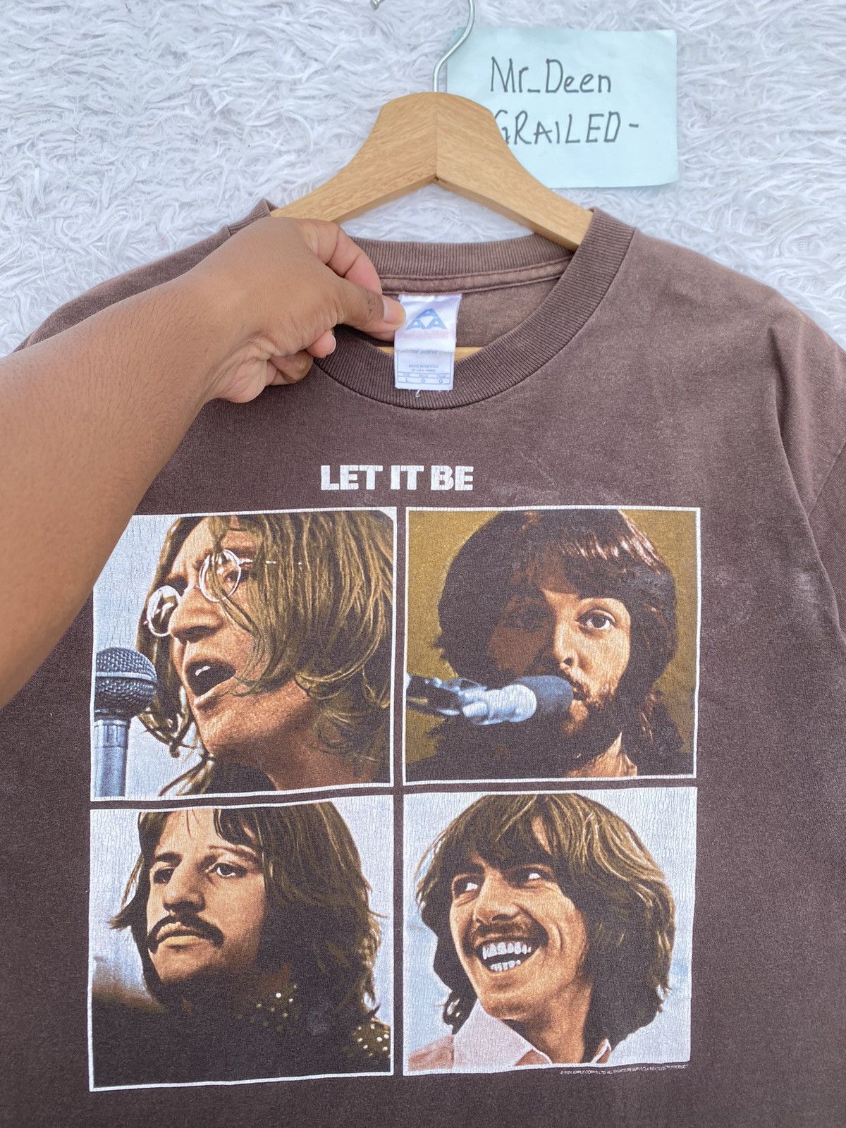 Band Tees Rare Vintage The Beatles “Let it Be “ Tshirt Size US L / EU 52-54 / 3 - 9 Thumbnail