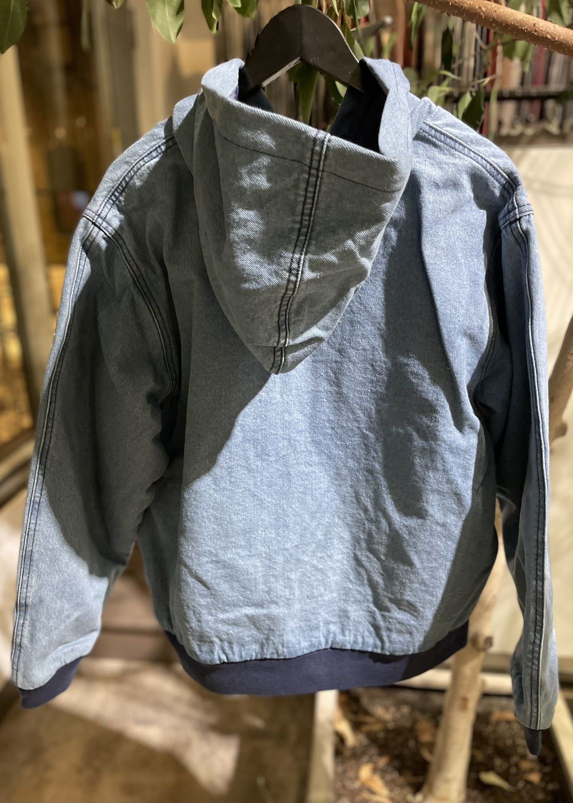Fuck The Population FTP X THRASHER HOODED DENIM JACKET Size US M / EU 48-50 / 2 - 3 Thumbnail
