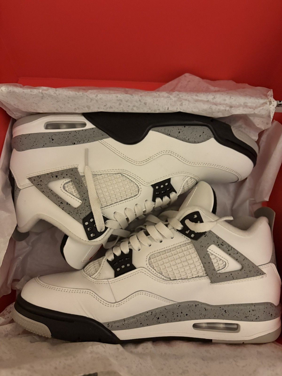 Nike Jordan 4s Retro White Cement (2025) Size US 10.5 / EU 43-44 - 5 Thumbnail
