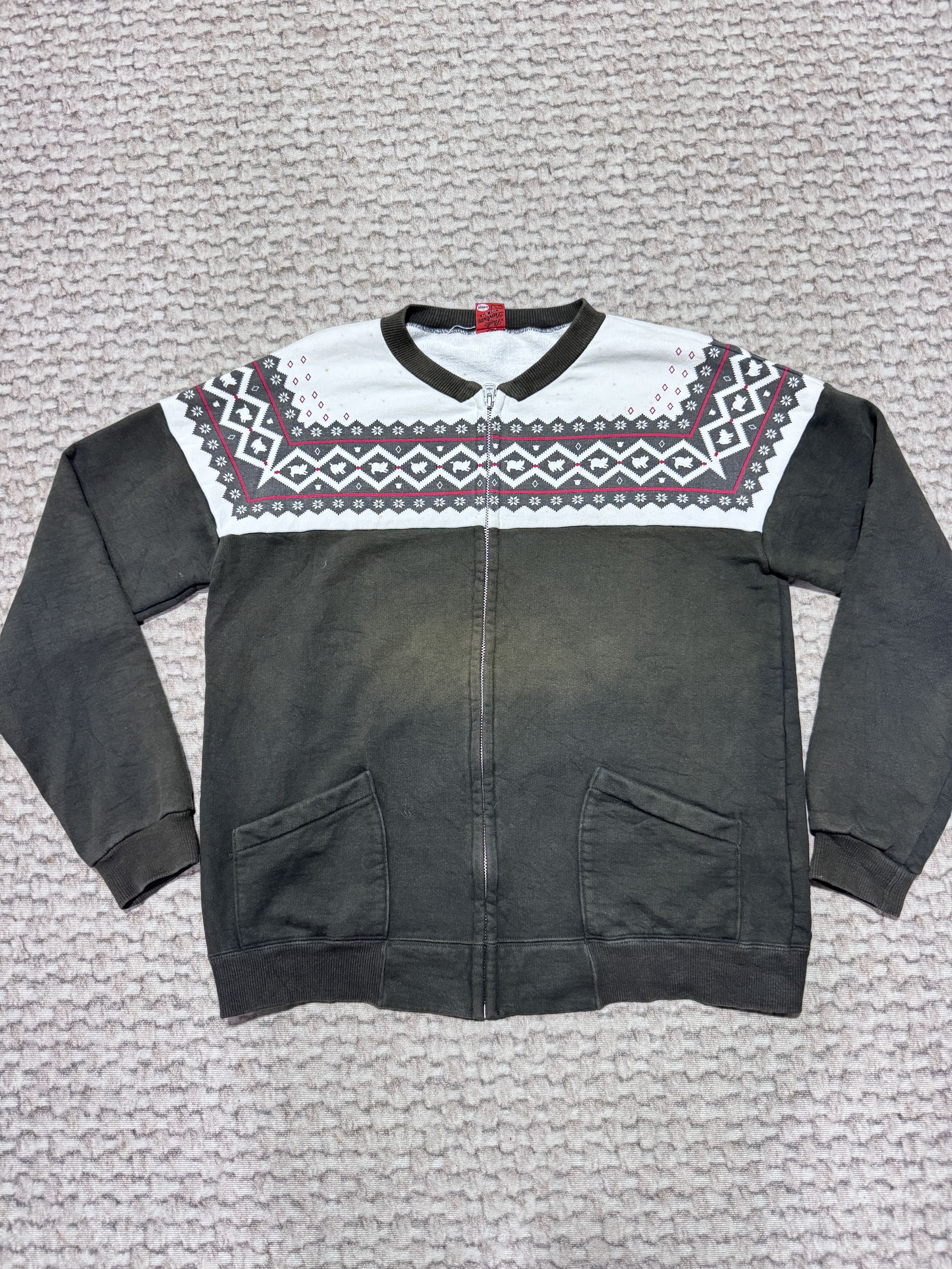 45rpm 45rpm Heavy Cotton Native Sweatshirt Jacket Sun Faded Size US L / EU 52-54 / 3 - 1 Thumbnail