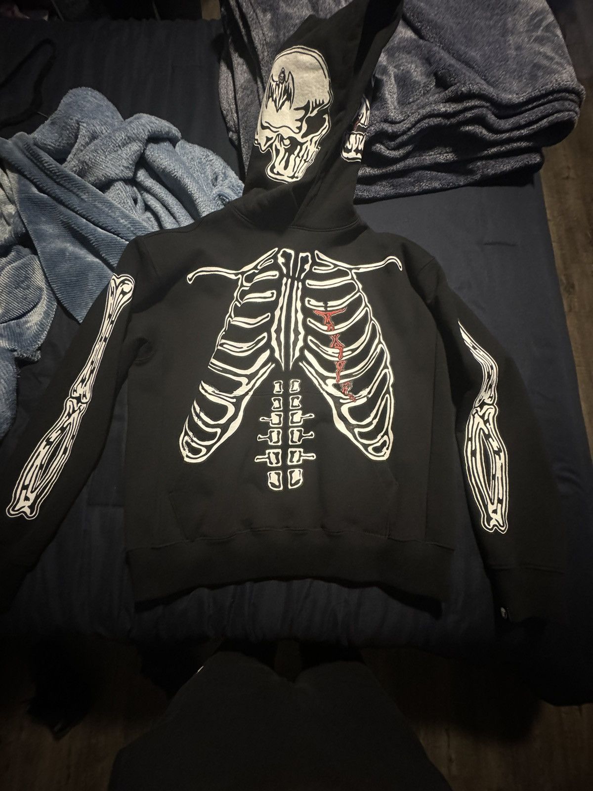 image of Warren Lotas - Creep Hoodie in Black, Men's (Size Medium)