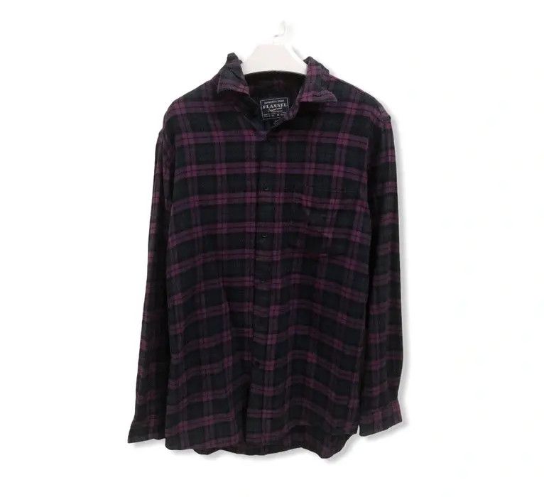 Flannel Japanese Brand Uniqlo Plaid Tartan Flannel Shirt 👕 Size US M / EU 48-50 / 2 - 1 Thumbnail
