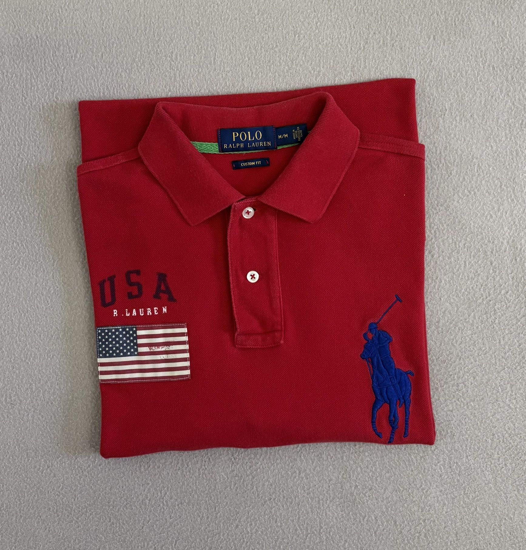 Polo Ralph Lauren Polo Ralph Lauren USA Red Medium Size US M / EU 48-50 / 2 - 18 Thumbnail