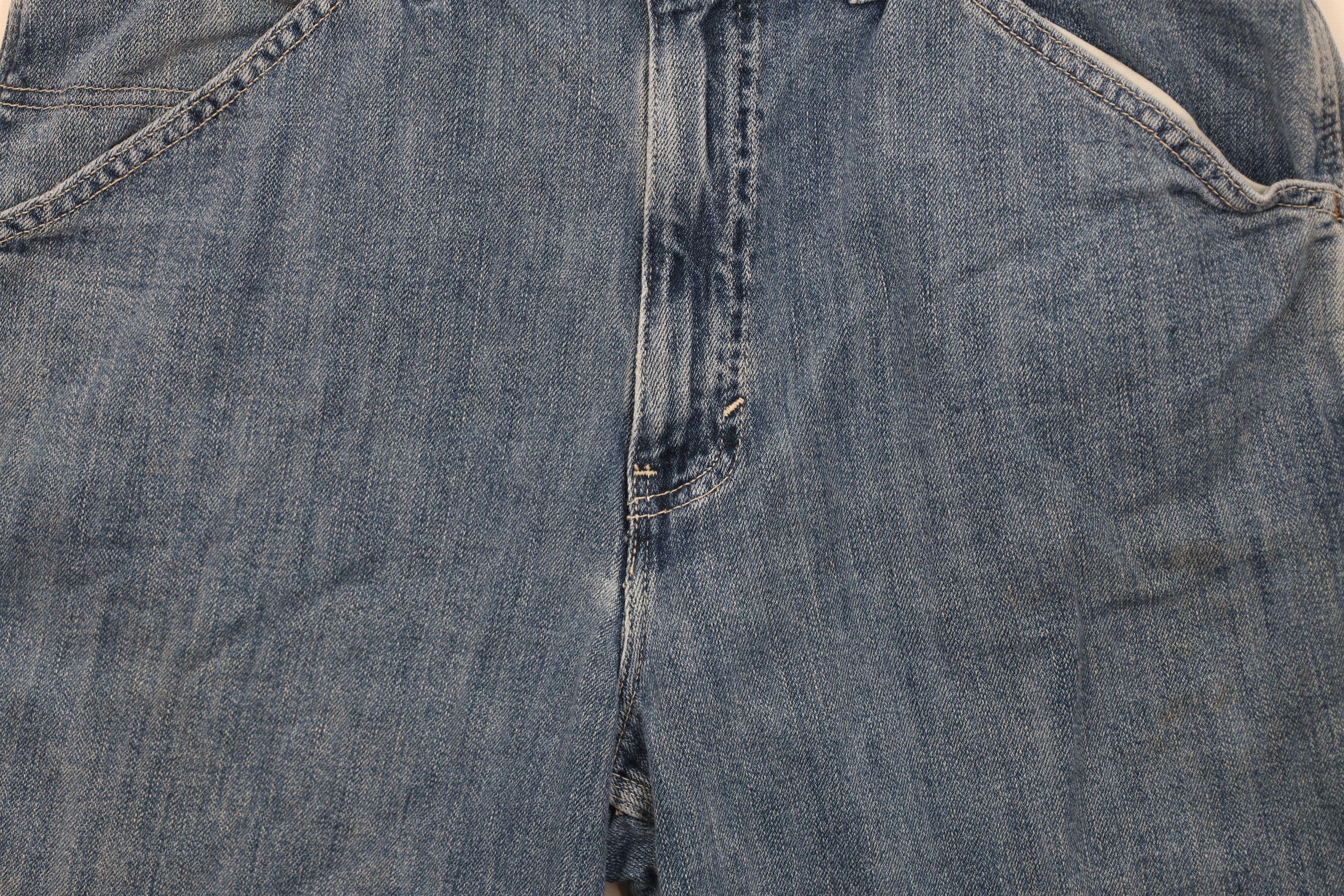 Gap Vintage 90s Gap Carpenter Denim Jean Shorts Blue Cotton Size US 34 / EU 50 - 3 Thumbnail