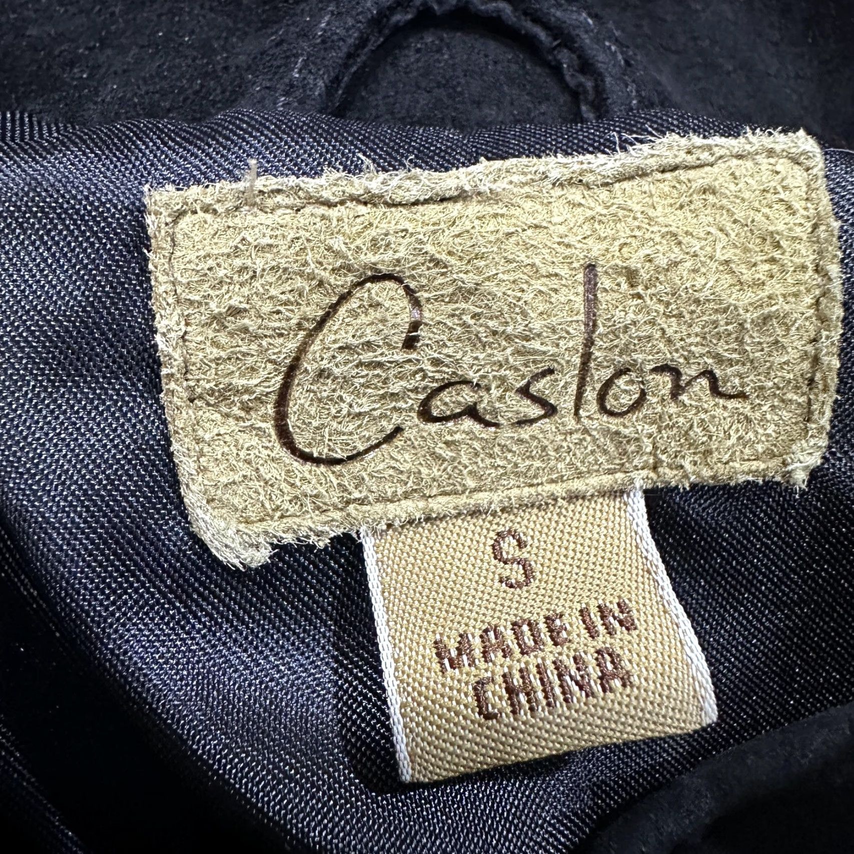 Vintage VINTAGE Caslon Jacket Womens S Black Genuine Leather Suede Lined Collared Zip Size S / US 4 / IT 40 - 3 Thumbnail