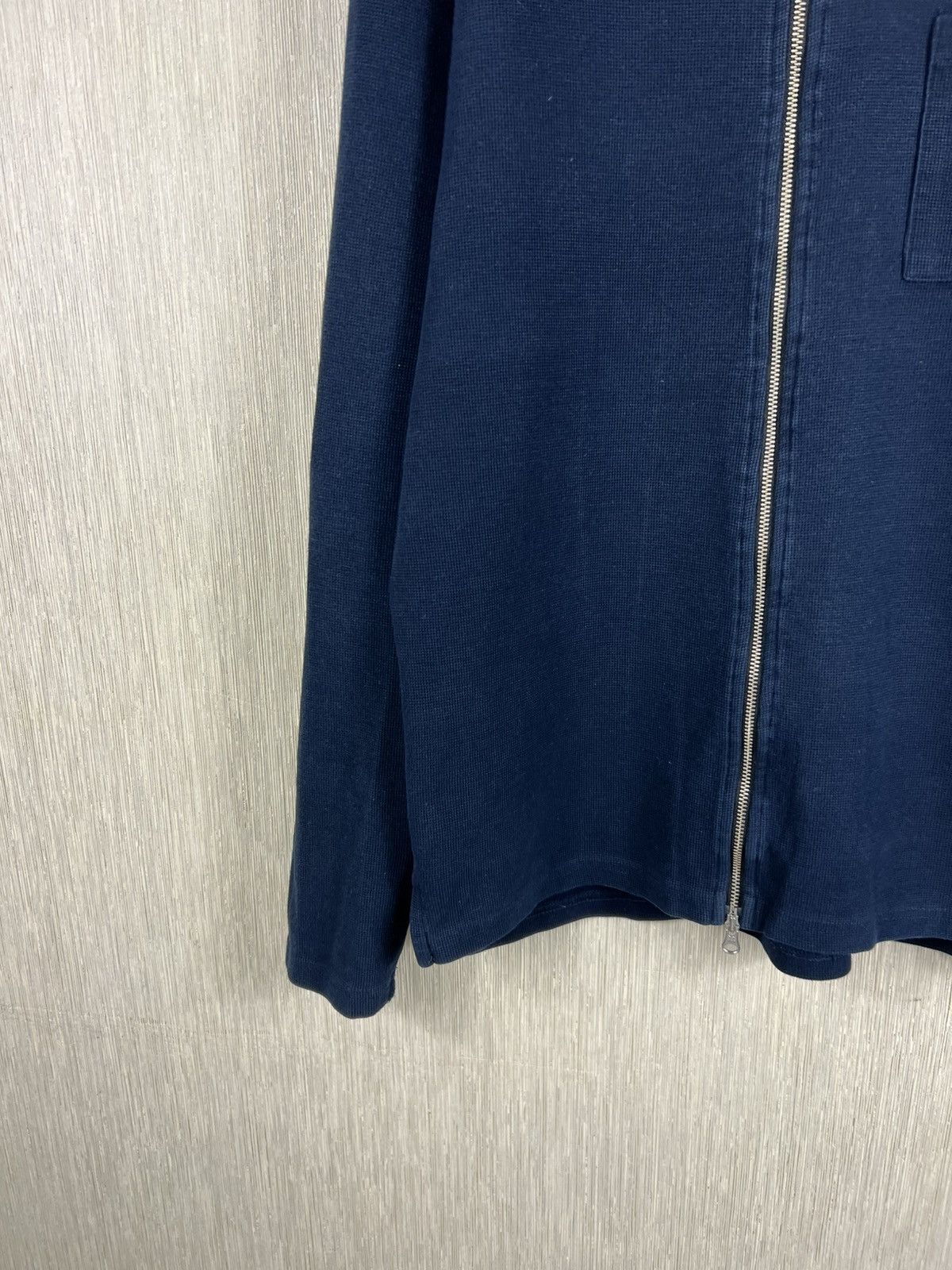 Norse Projects Norse Projects magne fine waffle zip long sleeve navy jacket Size US M / EU 48-50 / 2 - 6 Thumbnail