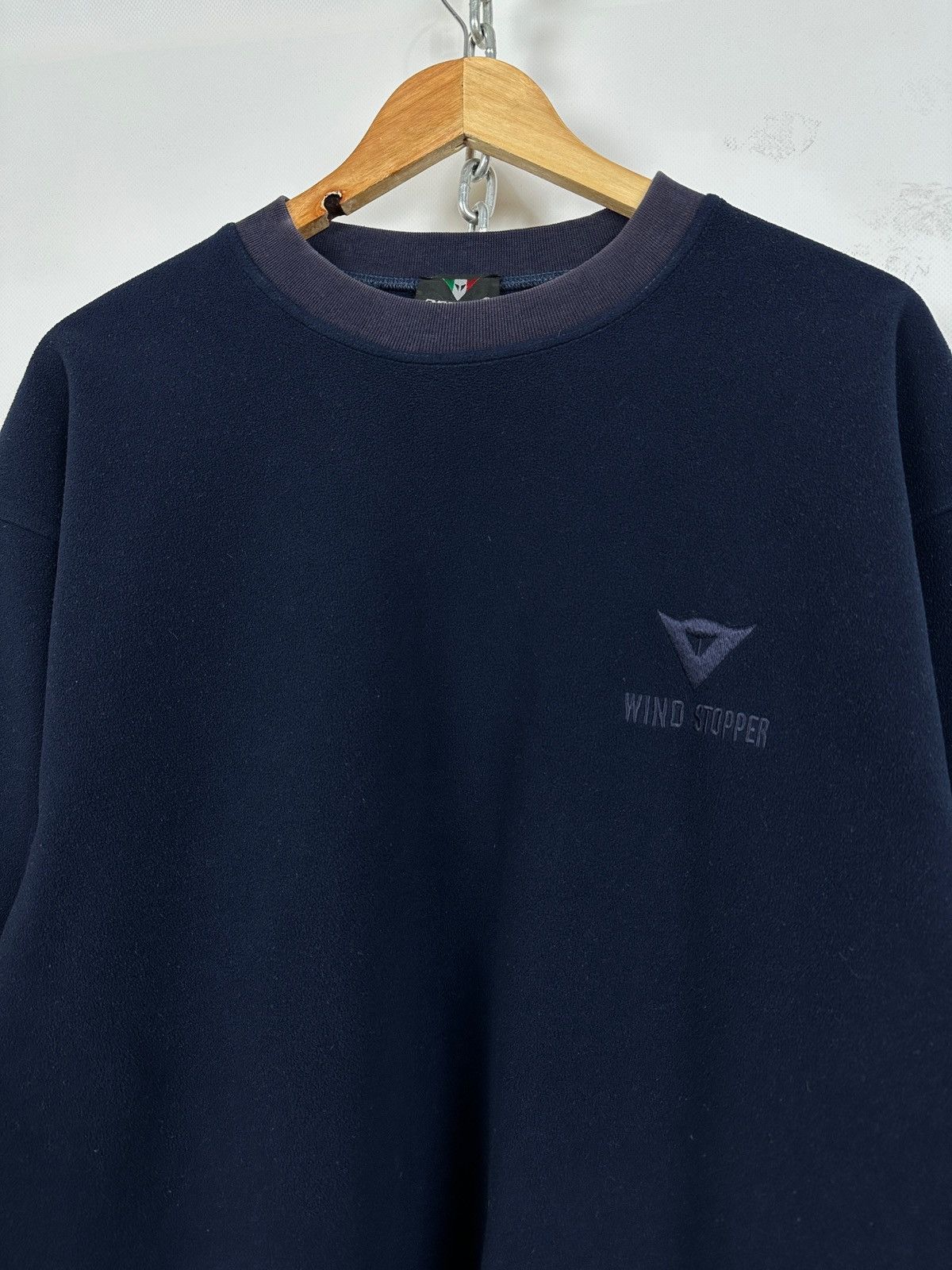 Dainese Vintage Dainese Windstopper Navy Blue Fleece Sweatshirt Size US XL / EU 56 / 4 - 6 Thumbnail
