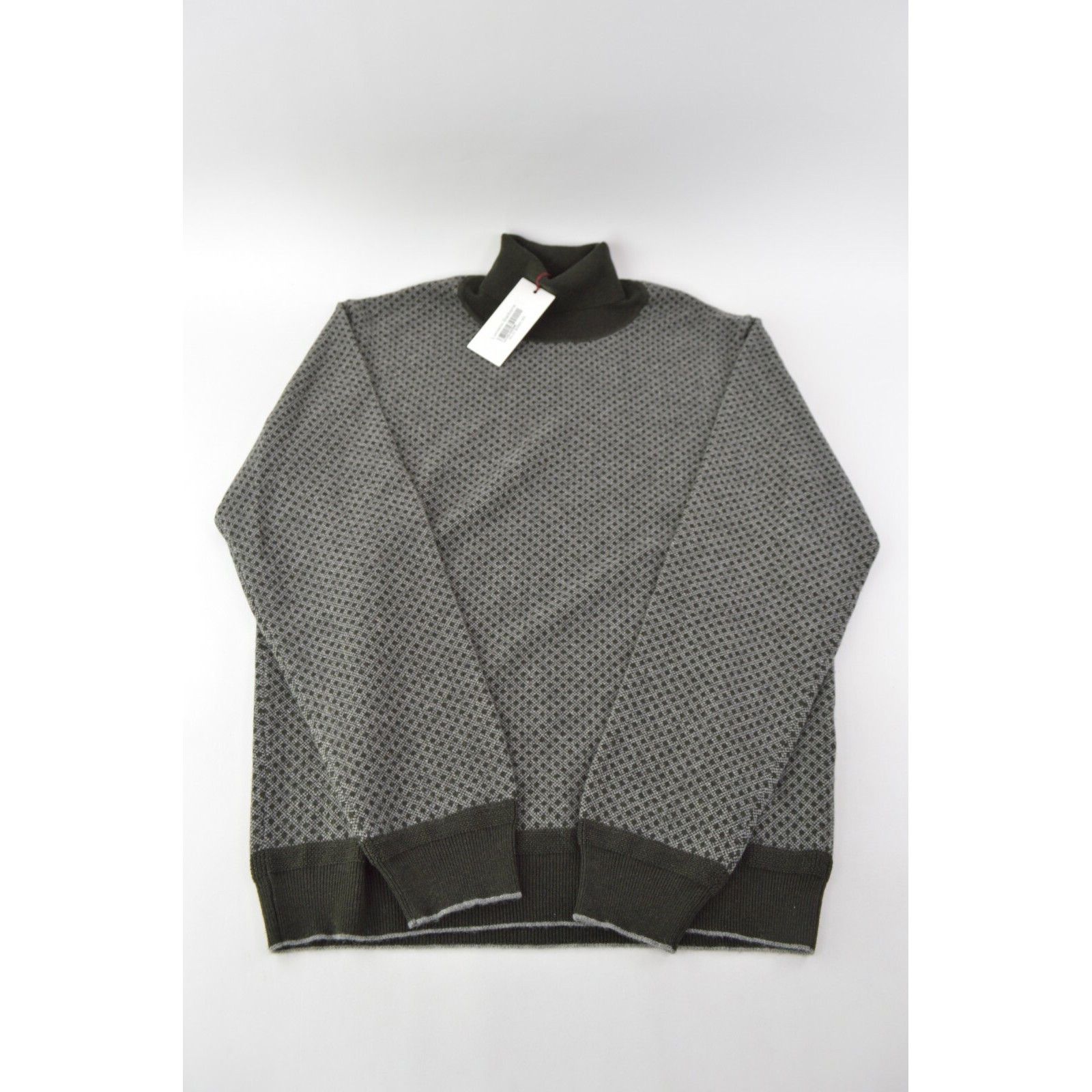 Luciano Barbera Luciano Barbera Sweater Size US XL in Green Size US XL / EU 56 / 4 - 4 Thumbnail