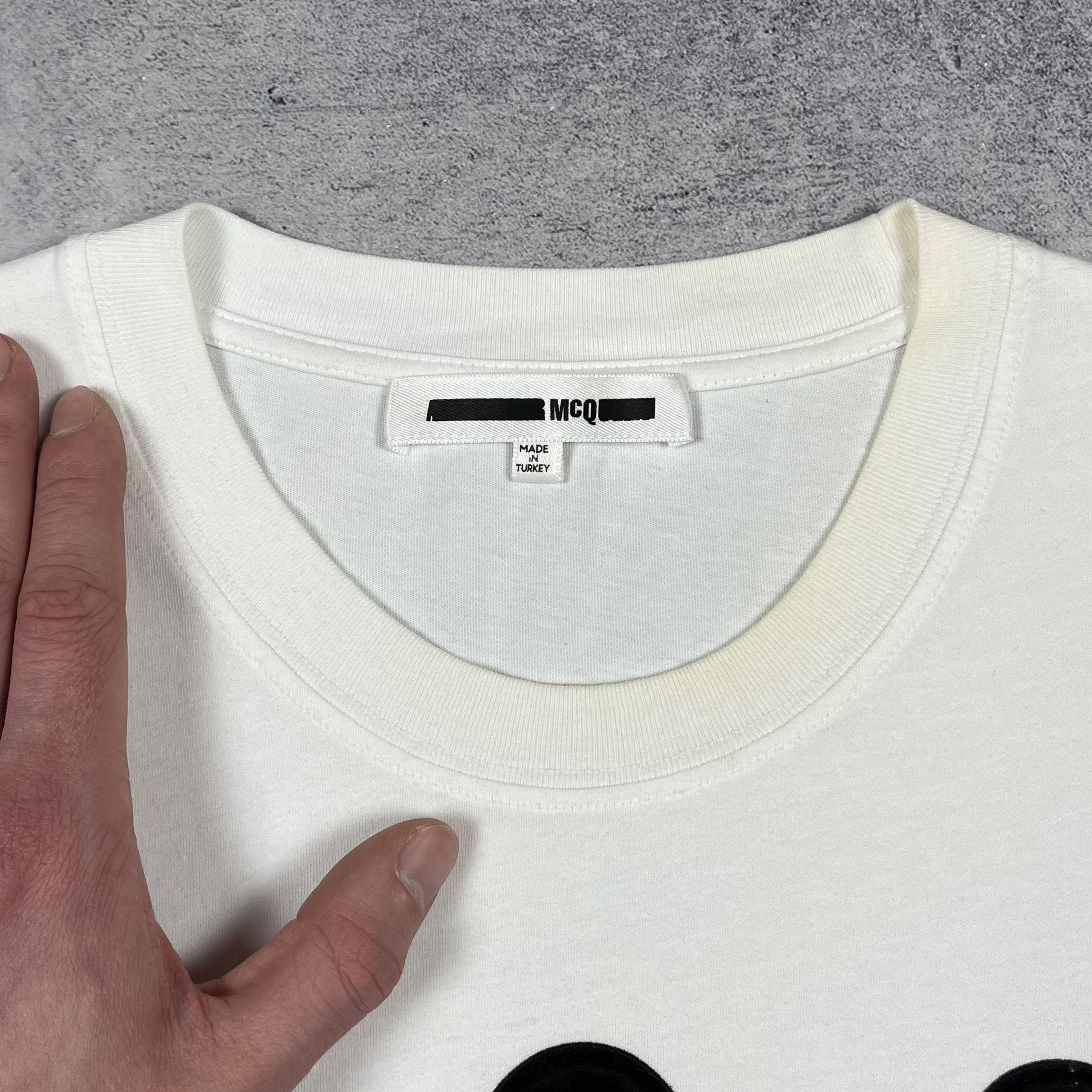 Alexander McQueen Designer Alexander McQueen MCQ Big Logo T Shirt Size US L / EU 52-54 / 3 - 14 Thumbnail