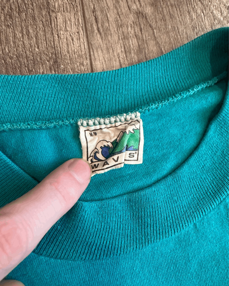 Vintage Vintage Waves Blank Essential Single Stitch T-Shirt - Medium Size US M / EU 48-50 / 2 - 4 Thumbnail