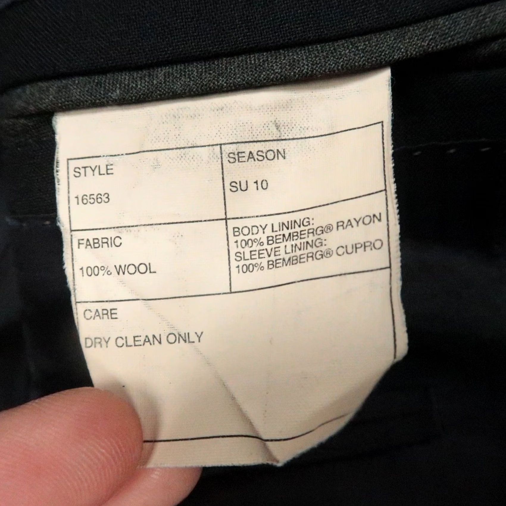 J.Crew J.CREW Blazer Mens 36R Blue Wool Notch Lapel Single-Breasted 2-Button 4-Button Pocketed Lined Dry Clean Only Jacket Coat Sport Coat Vintage: No Size 36R - 5 Thumbnail
