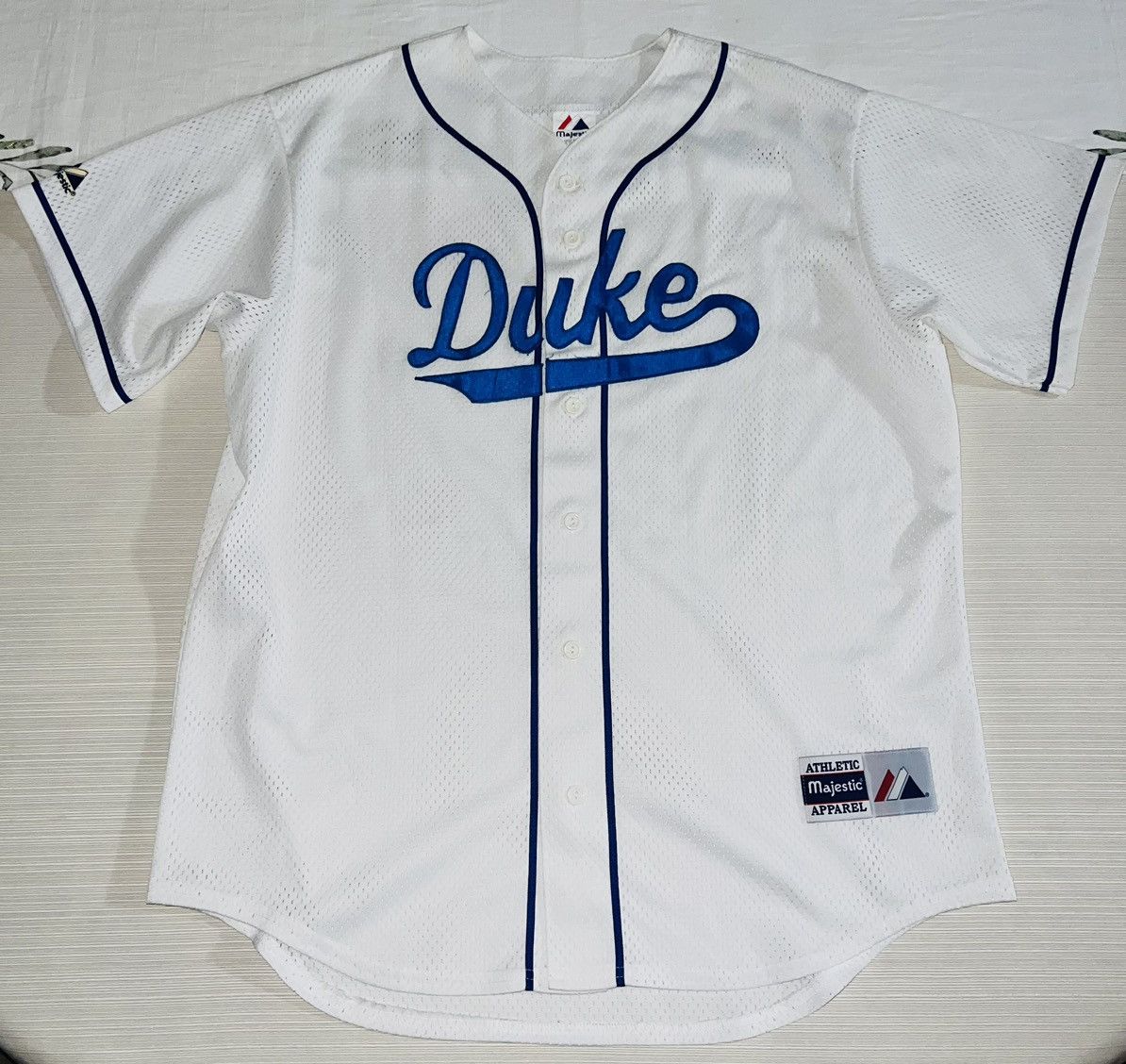 Majestic VINTAGE DUKE UNIVERSITY BASEBALL JERSEY Size US L / EU 52-54 / 3 - 1 Thumbnail