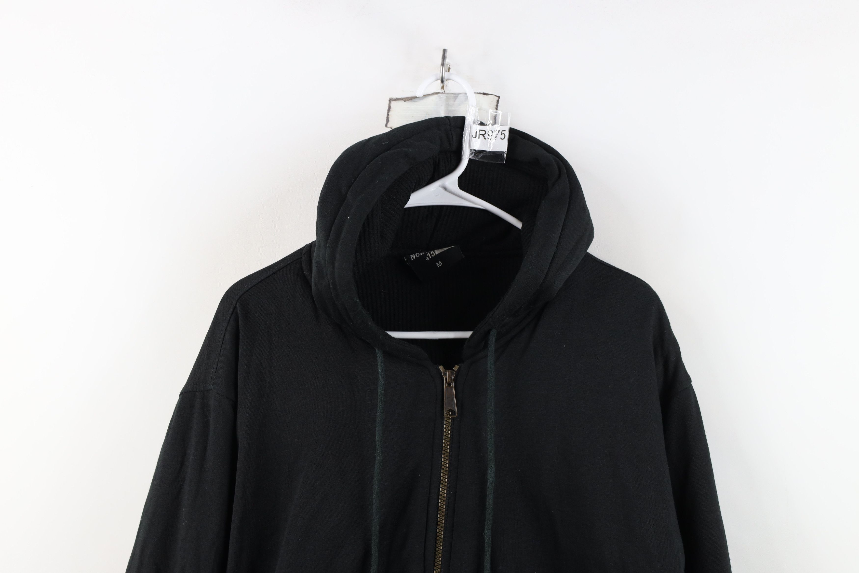 Vintage Vintage 90s Y2K Streetwear Quilted Thermal Lined Hoodie Size US M / EU 48-50 / 2 - 2 Thumbnail
