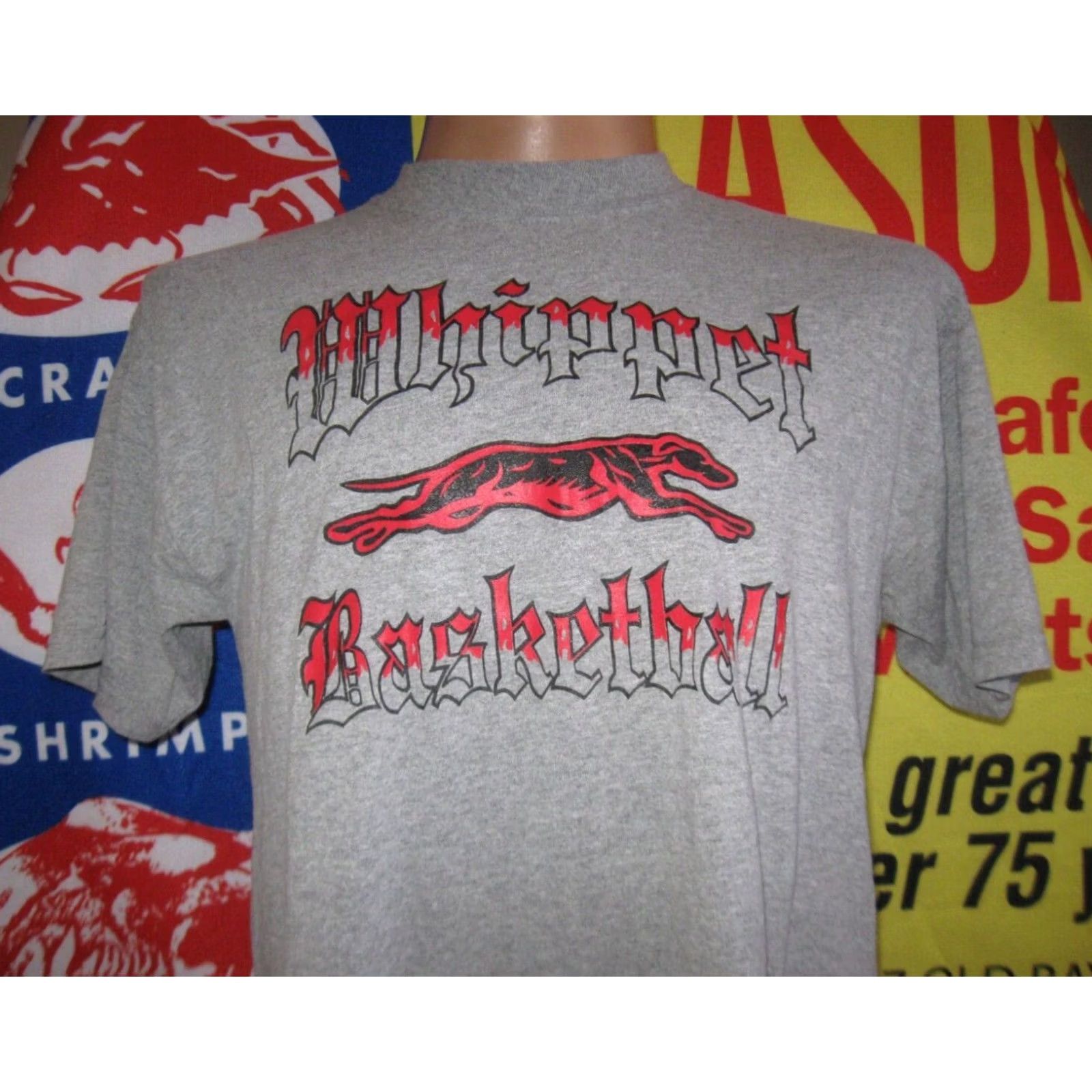 Jerzees SHELBY WHIPPETS Basketball Shirt Men's Large vtg y2k SCHOOL OHIO Hoops High T Size US L / EU 52-54 / 3 - 3 Thumbnail
