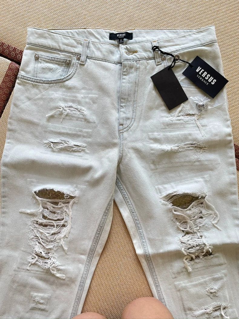 Versace Versace Hollow metal armor sheet jeans Size US 32 / EU 48 - 5 Thumbnail