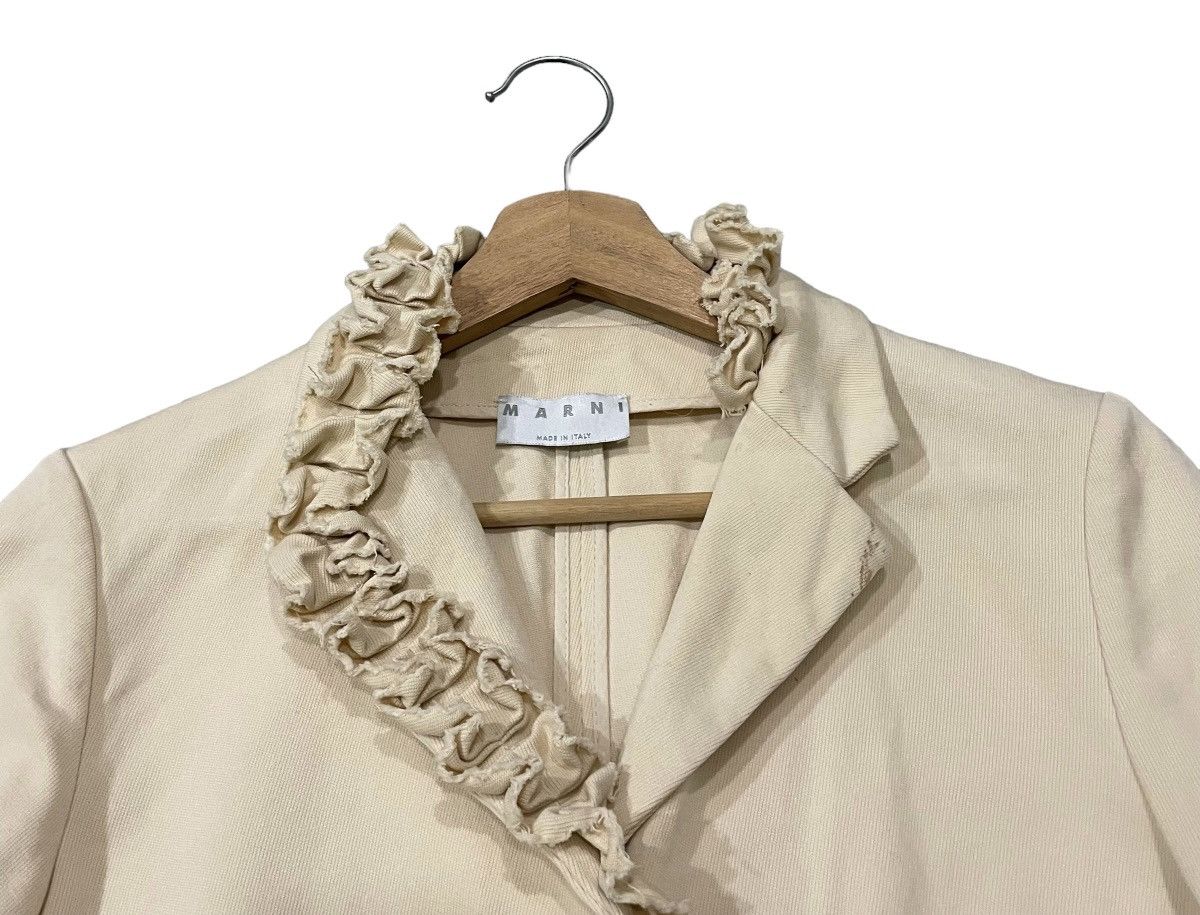 Marni Vintage Marni Made In Italy Cropped Light Jacket Size XS / US 0-2 / IT 36-38 - 6 Thumbnail