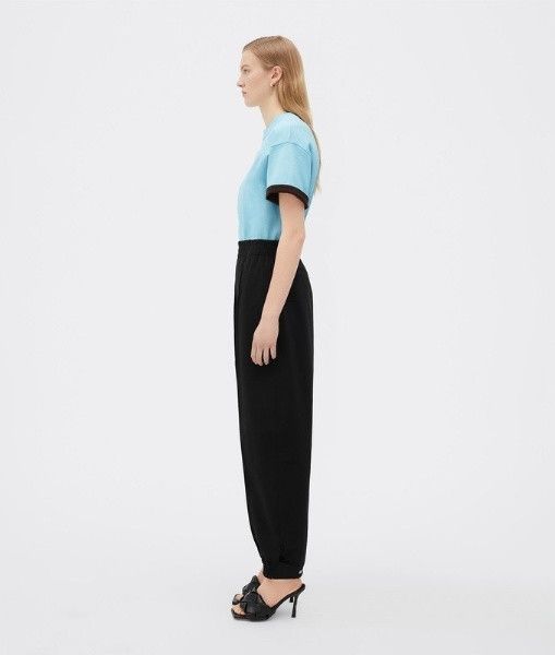 Bottega Veneta o1loc1c0824 702429 T-Shirt in Light Blue Size S / US 4 / IT 40 - 2 Thumbnail