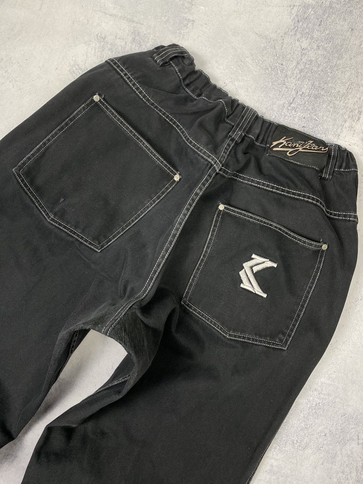 Karl Kani × Vintage Karl Kani Jeans Baggy Denim Vintage Y2K Style Hip Hop SK8 Size US 36 / EU 52 - 3 Thumbnail