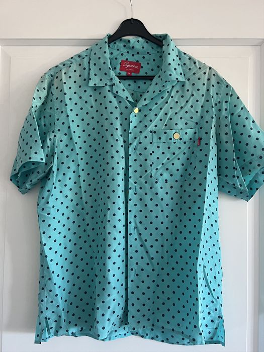 Supreme Supreme Silk Polka Dot Camp Collar Shirt | Grailed