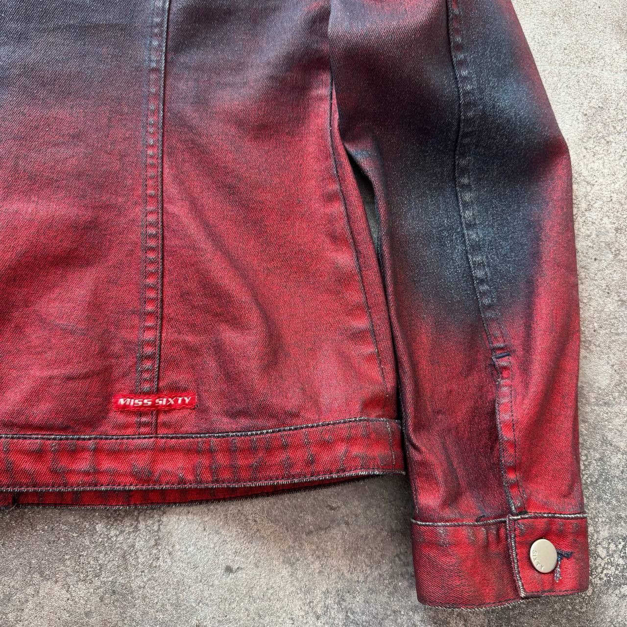 Japanese Brand × Miss Sixty × Vintage Miss Sixty Vintage Acid Washed Denim Jacket Size M / US 6-8 / IT 42-44 - 10 Thumbnail