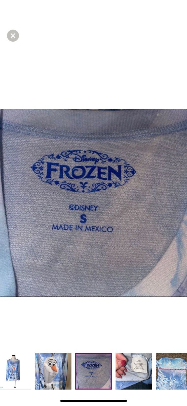 Disney Disney frozen Olaf small crewneck sweatshirt Size S / US 4 / IT 40 - 3 Thumbnail