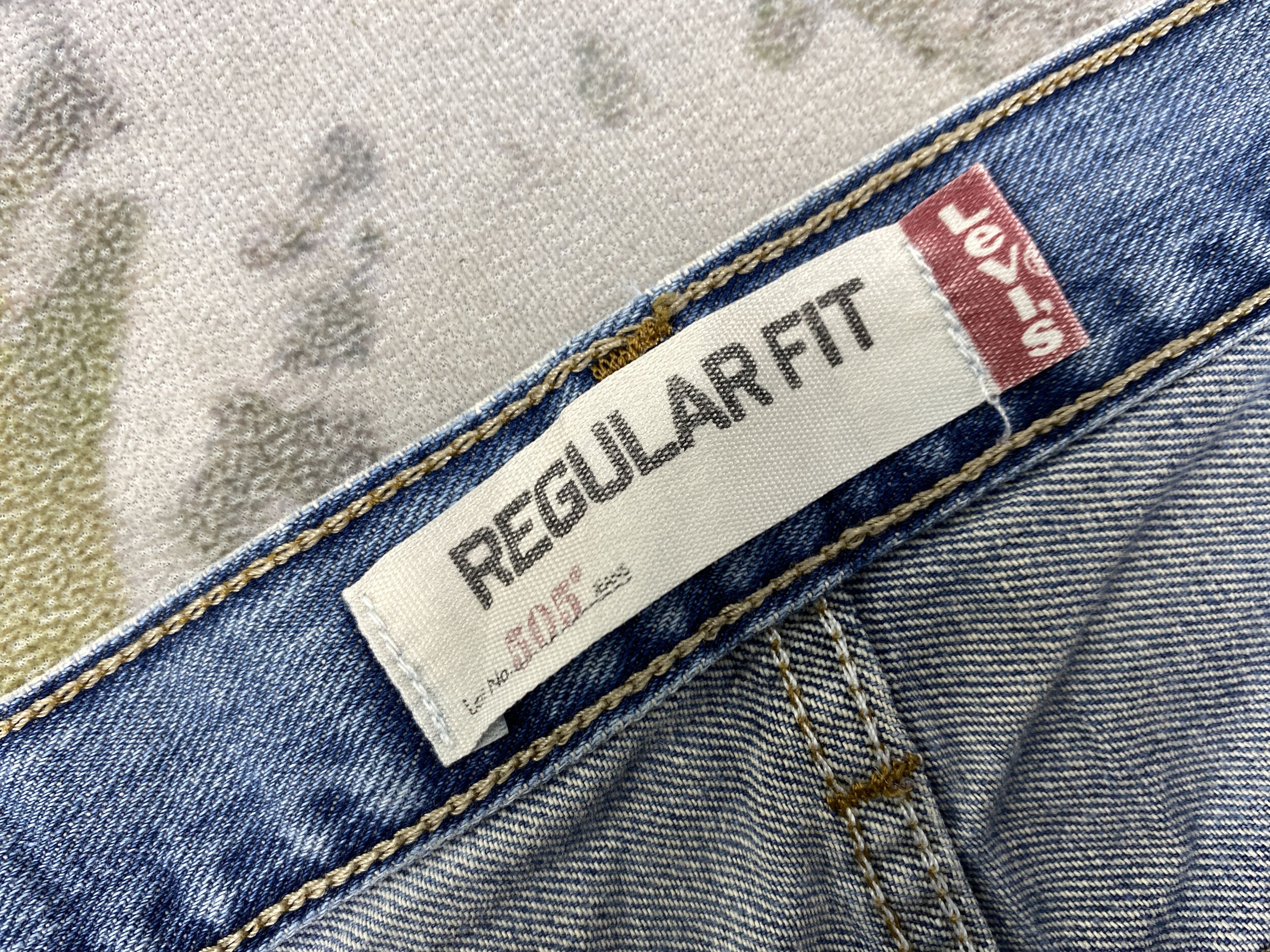 Levi's Distressed Blue Vintage Levi's 505 Jeans 34x30 Denim -JN1732 Size US 34 / EU 50 - 11 Thumbnail