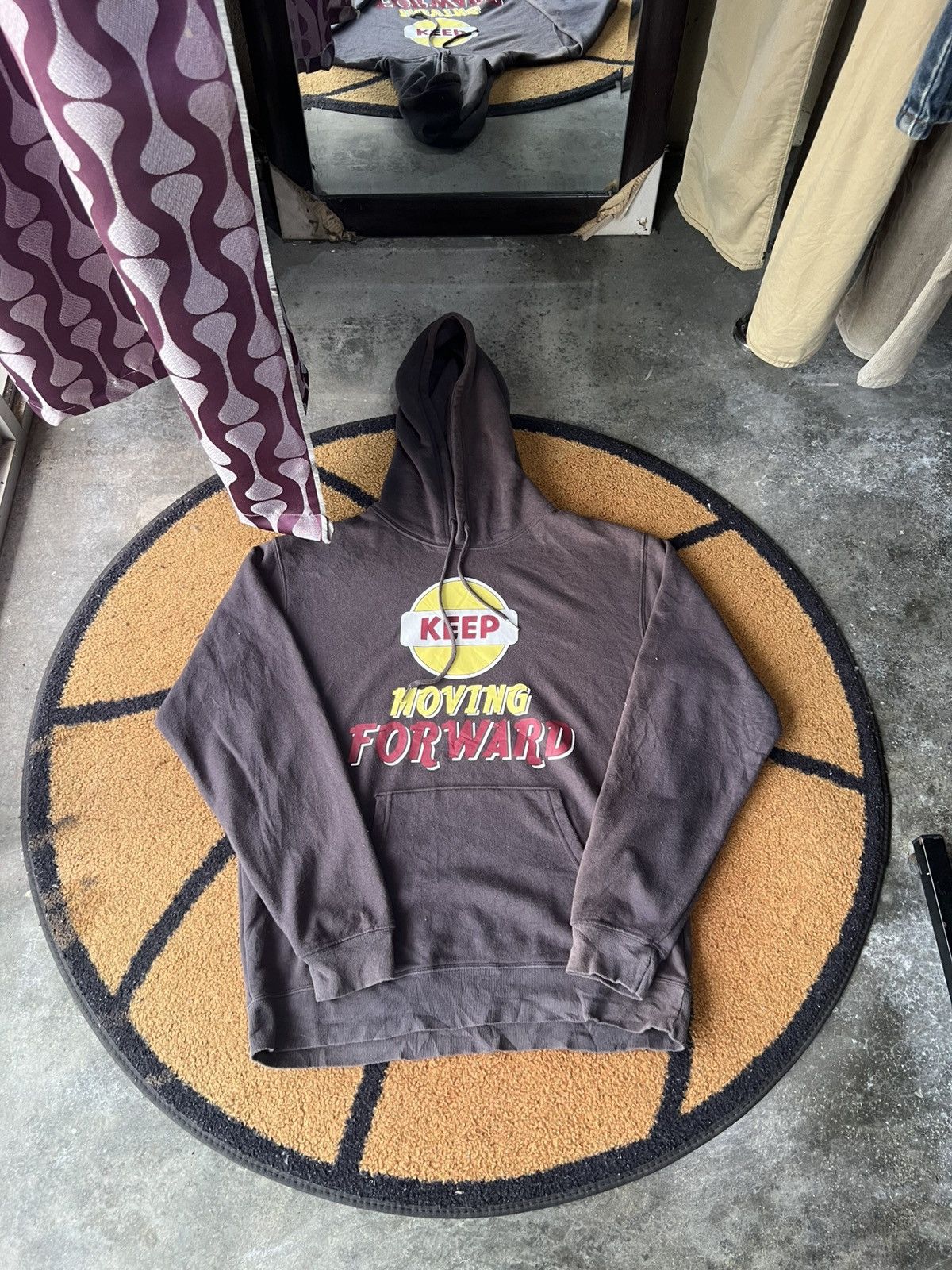 Japanese Brand 🔥Wego Keep Moving Forward Drawstring Hoodie Size US M / EU 48-50 / 2 - 1 Thumbnail