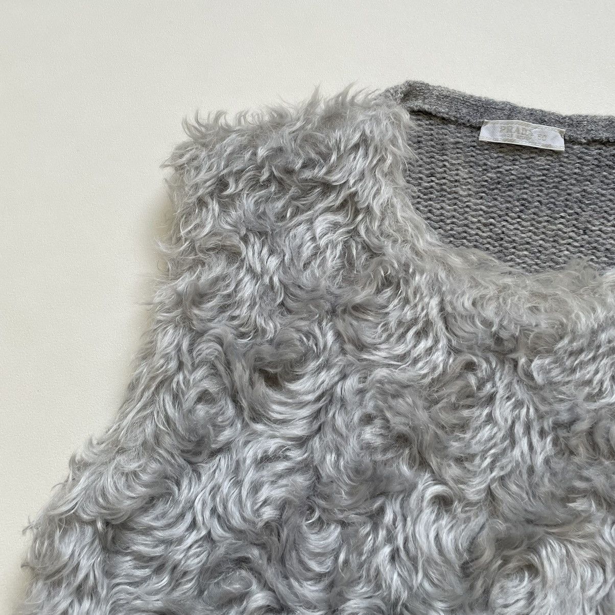 Prada A/W 07 Mohair Front Sweater Vest Size US M / EU 48-50 / 2 - 3 Thumbnail
