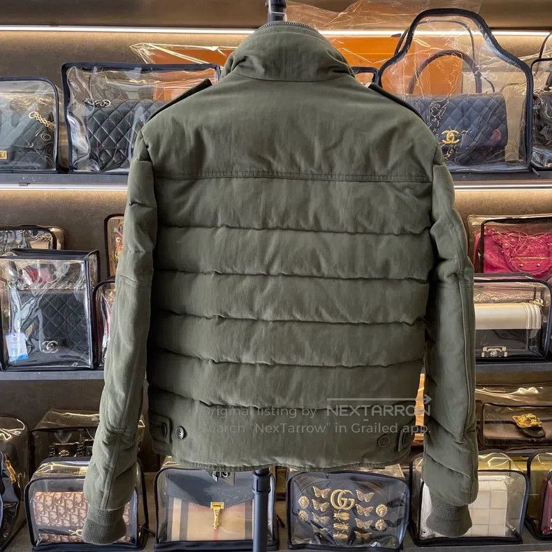 Saint Laurent Paris Saint Laurent Paris Green women's goose down jacket Size M / US 6-8 / IT 42-44 - 2 Thumbnail
