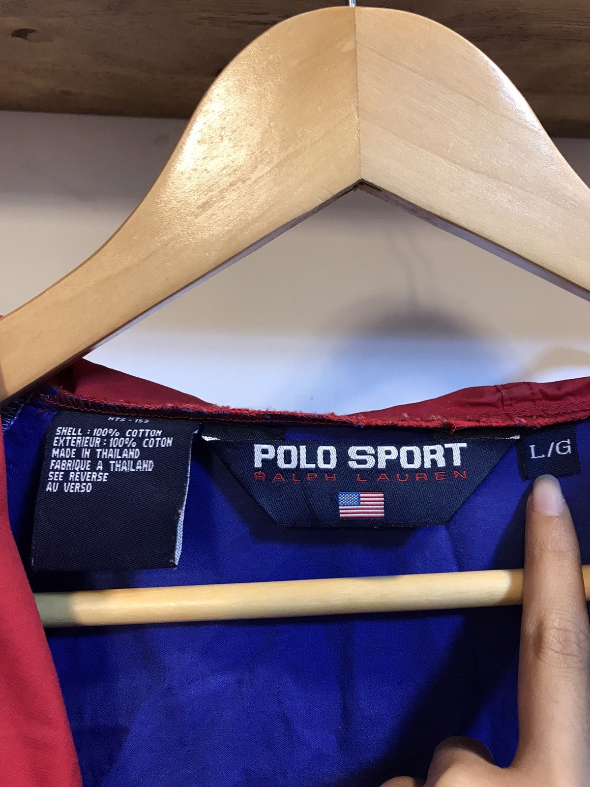 Polo Ralph Lauren × Vintage Vintage Polo Sport By Ralph Lauren Jacket Size US L / EU 52-54 / 3 - 4 Thumbnail