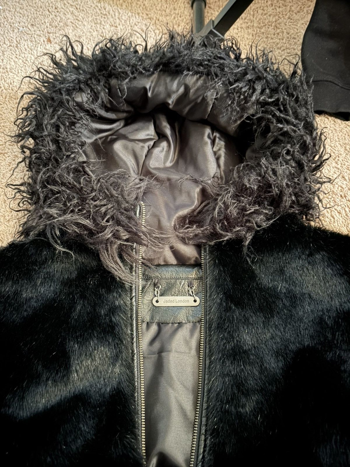 Jaded London Jaded London Raven Faux Fur Jacket Size US L / EU 52-54 / 3 - 1 Thumbnail