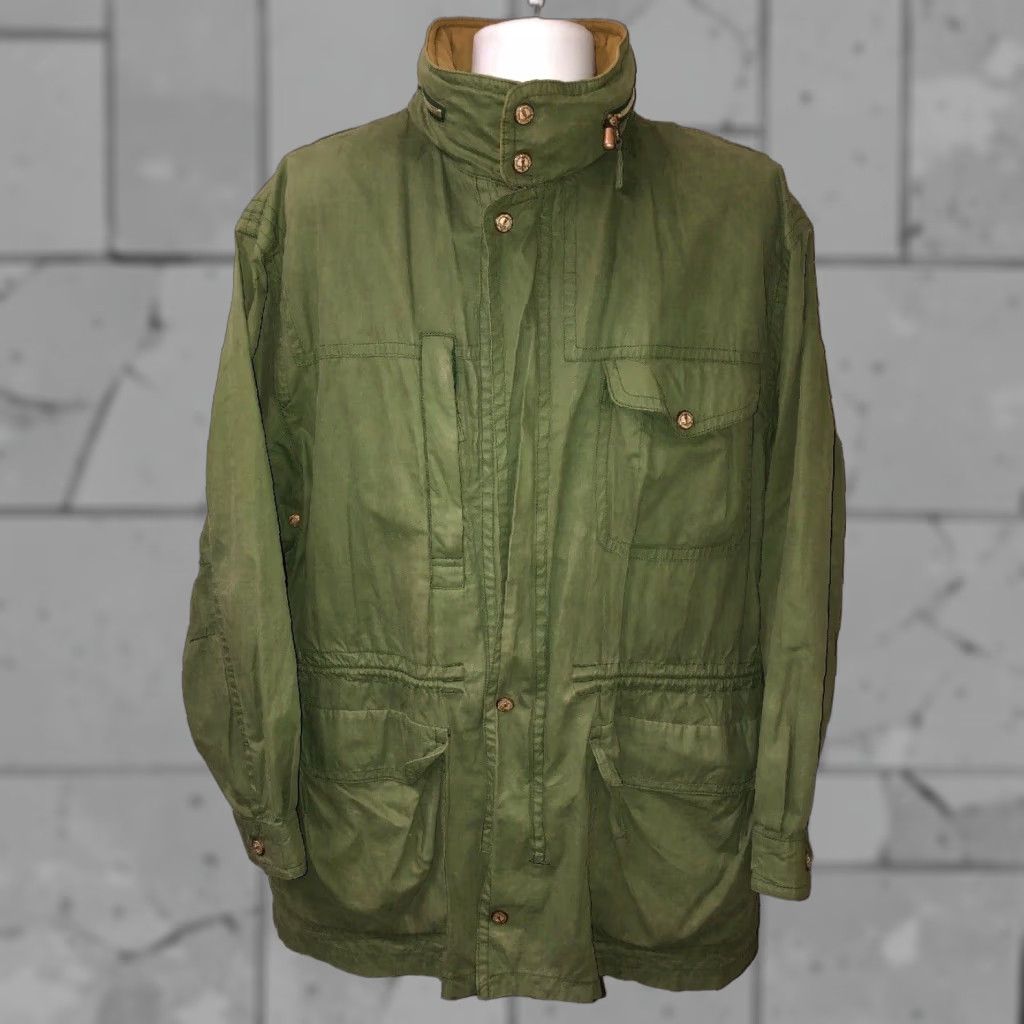 Vintage Clima Jacket Mens Size 54 Green ITALY MADE Full Zip Size US L / EU 52-54 / 3 - 1 Thumbnail