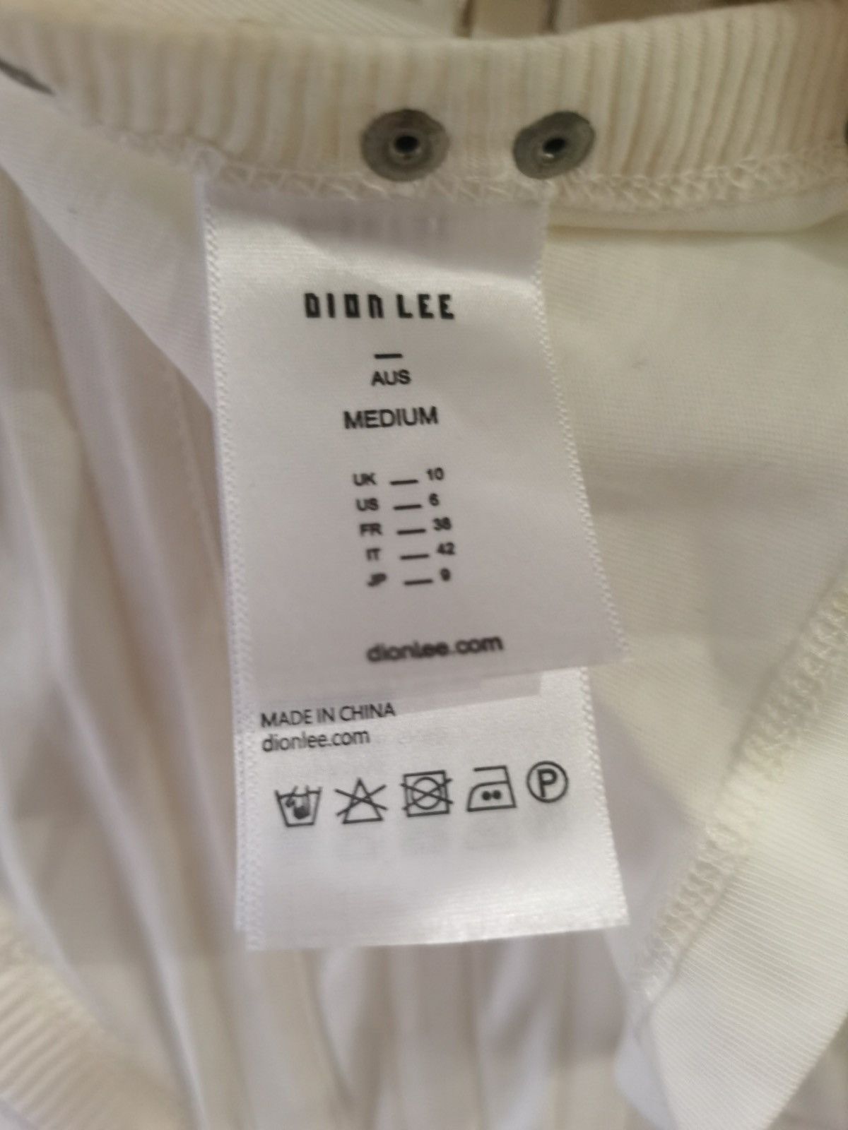 Dion Lee Ivory Corset T-Shirt Size US M / EU 48-50 / 2 - 8 Thumbnail